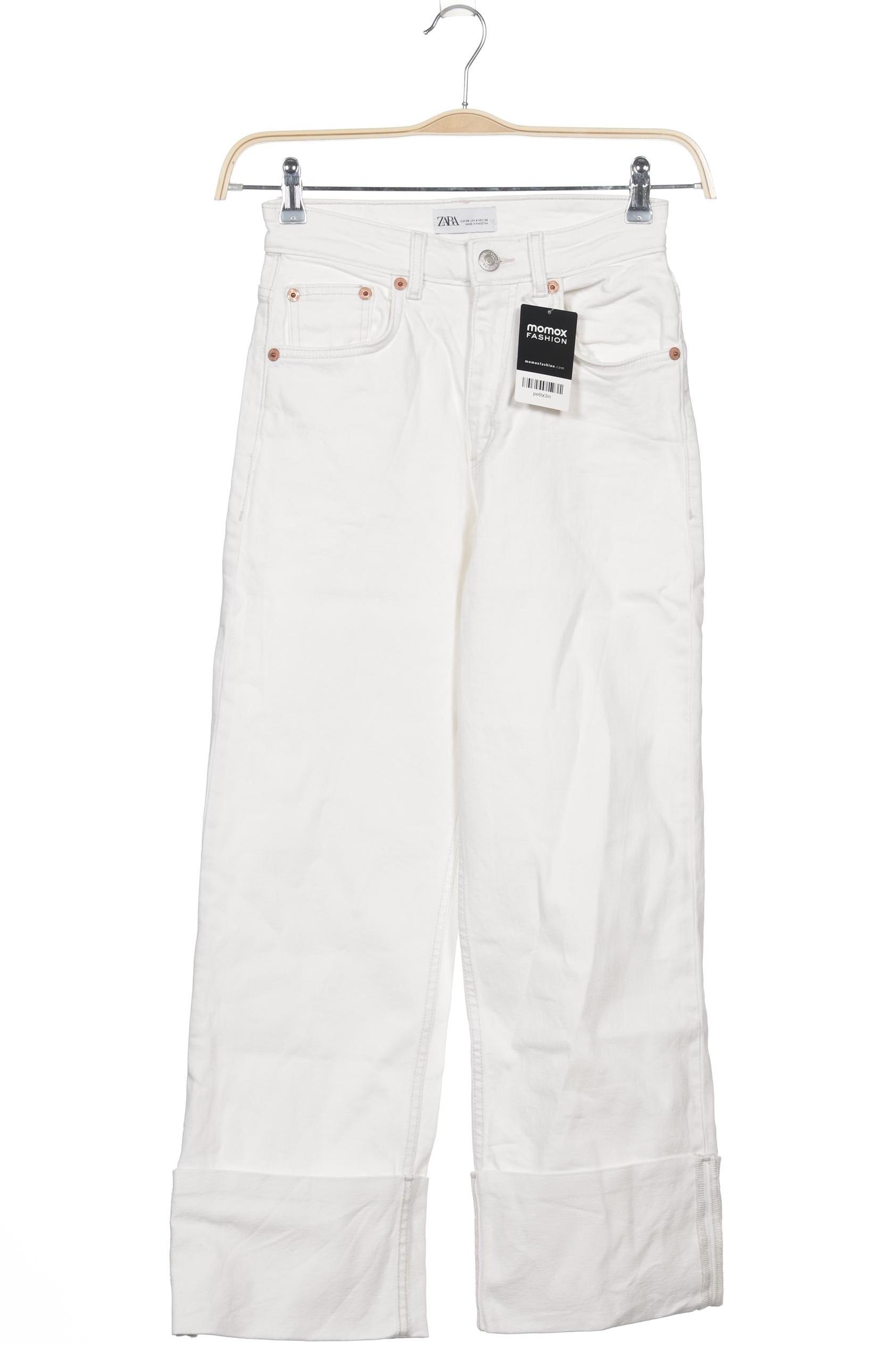 

Zara Damen Jeans, weiß, Gr. 36