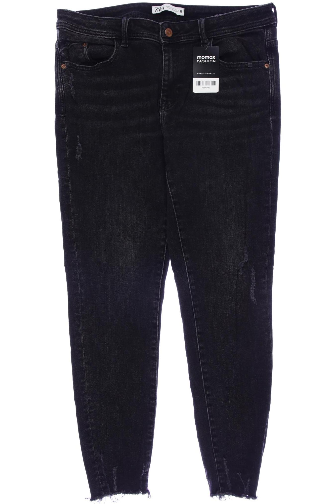 

Zara Damen Jeans, schwarz, Gr. 42