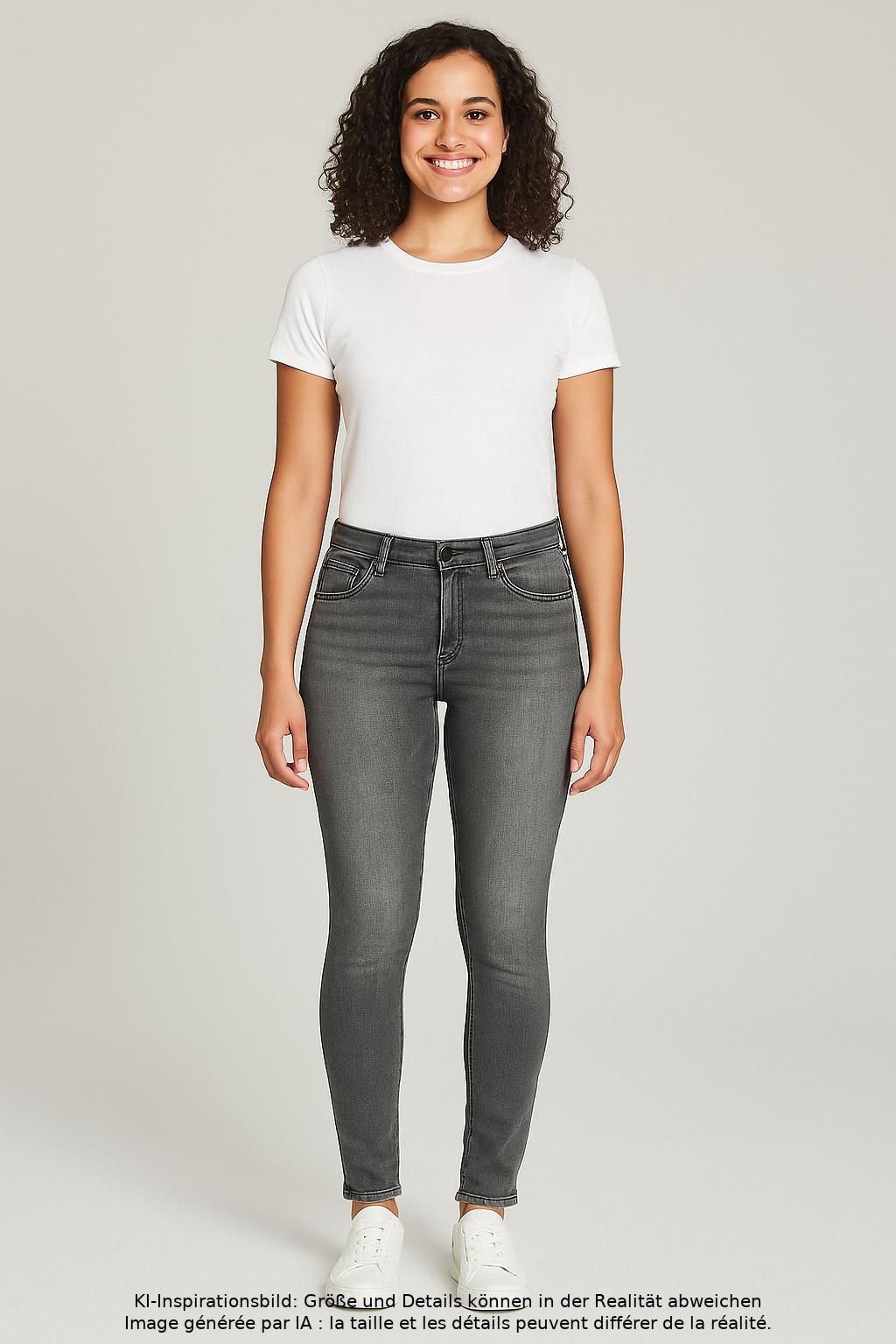 

Zara Damen Jeans, grau, Gr. 40