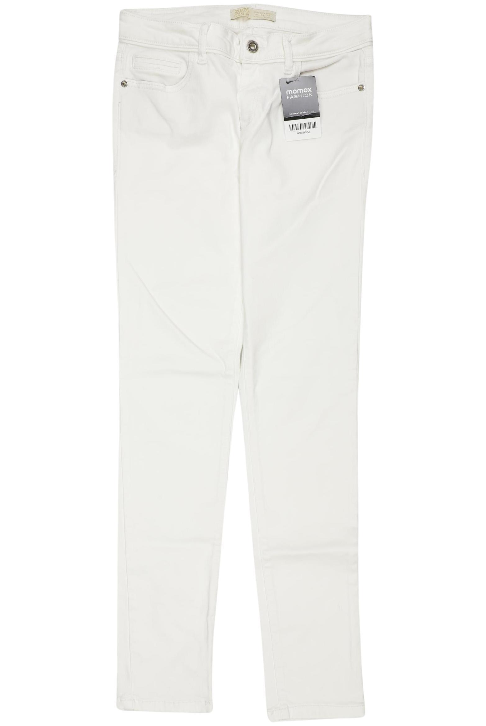 

Zara Damen Jeans, weiß, Gr. 38