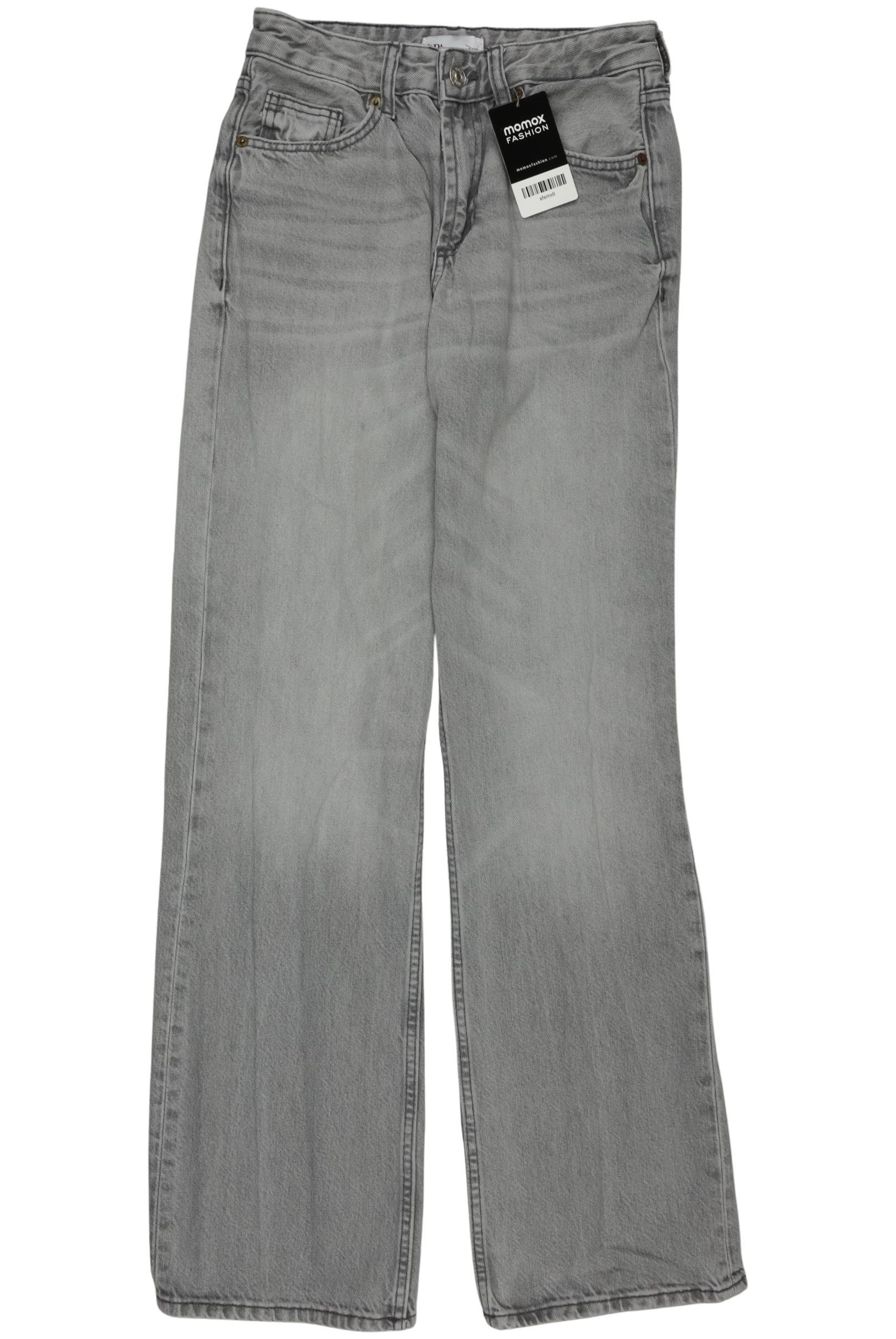 

Zara Damen Jeans, grau, Gr. 34