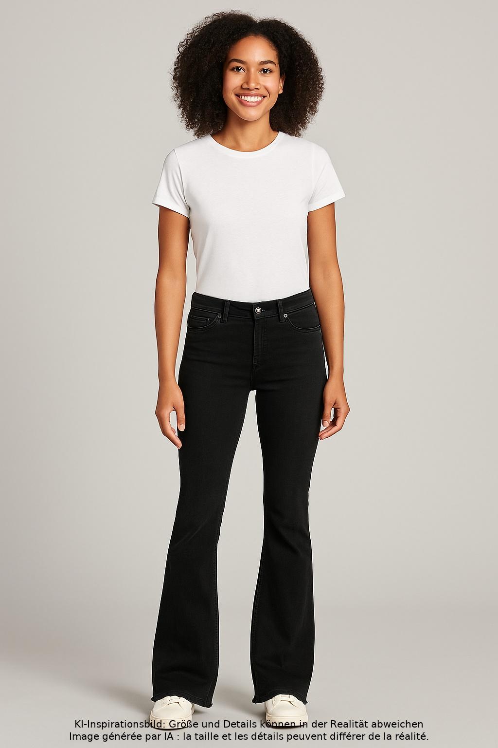 

Zara Damen Jeans, schwarz, Gr. 36