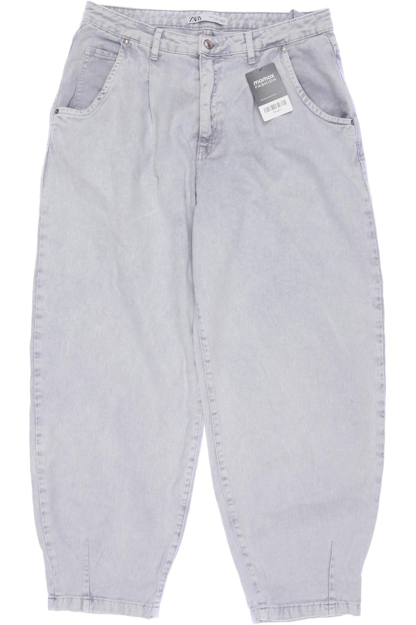 

Zara Damen Jeans, grau, Gr. 40