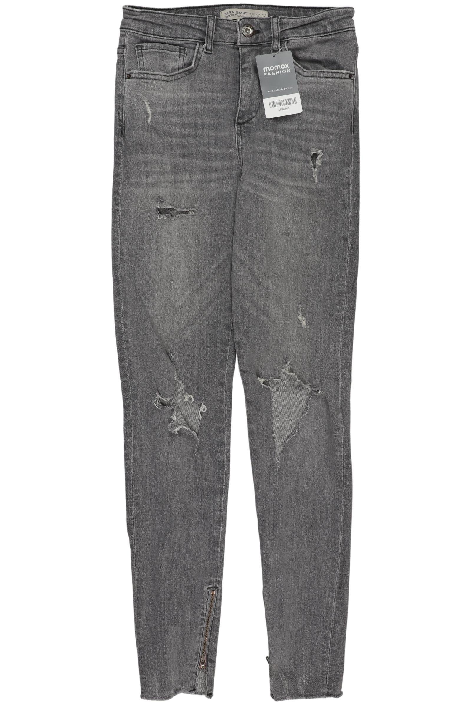 

Zara Damen Jeans, grau, Gr. 34
