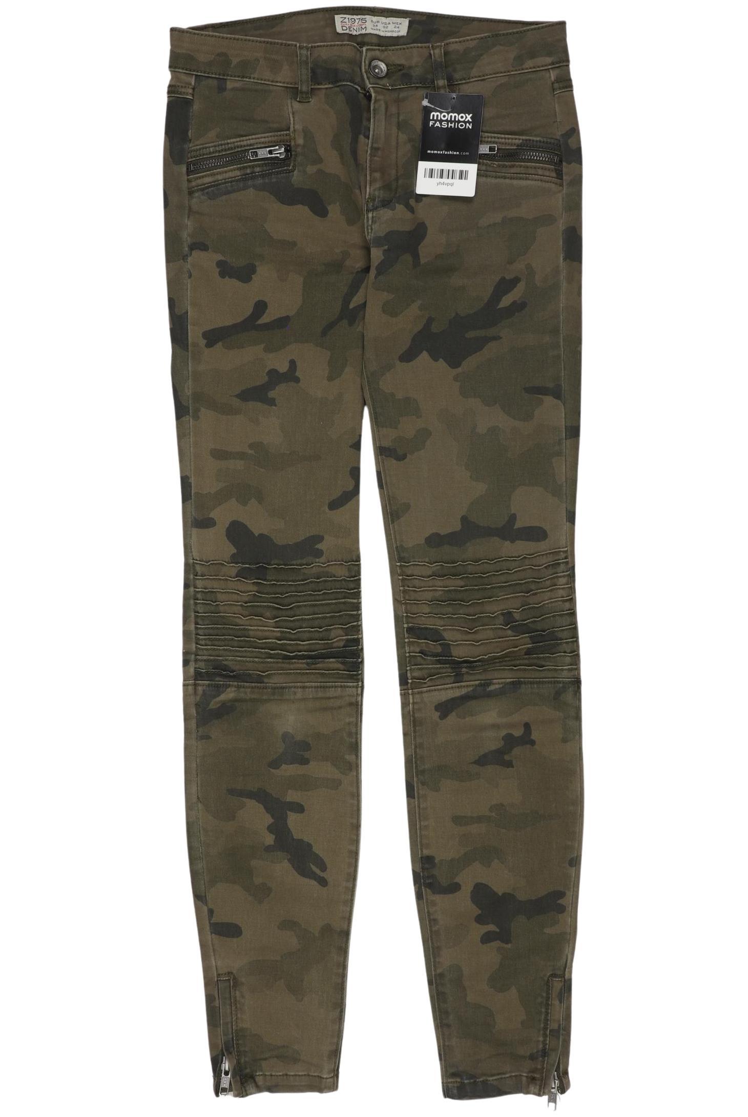 

Zara Damen Jeans, grün, Gr. 34