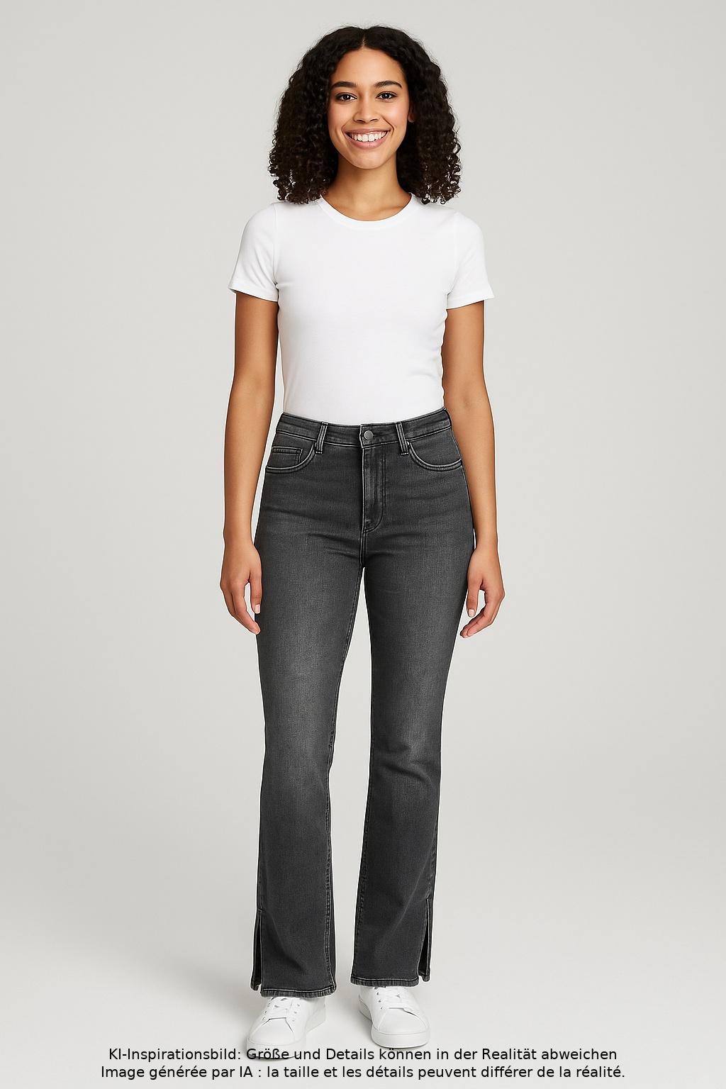 

Zara Damen Jeans, grau, Gr. 36