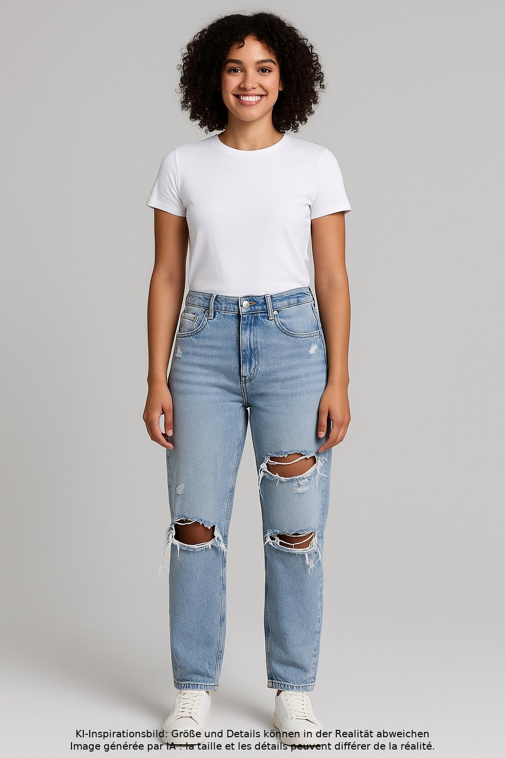 

Zara Damen Jeans, hellblau, Gr. 34