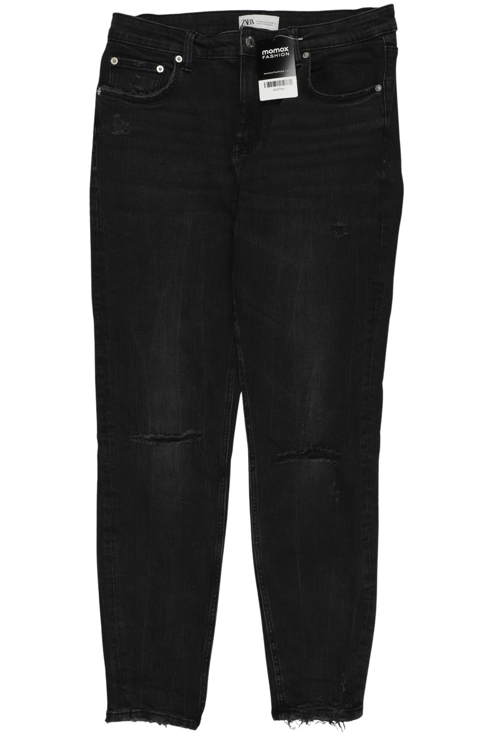 

Zara Damen Jeans, schwarz, Gr. 40