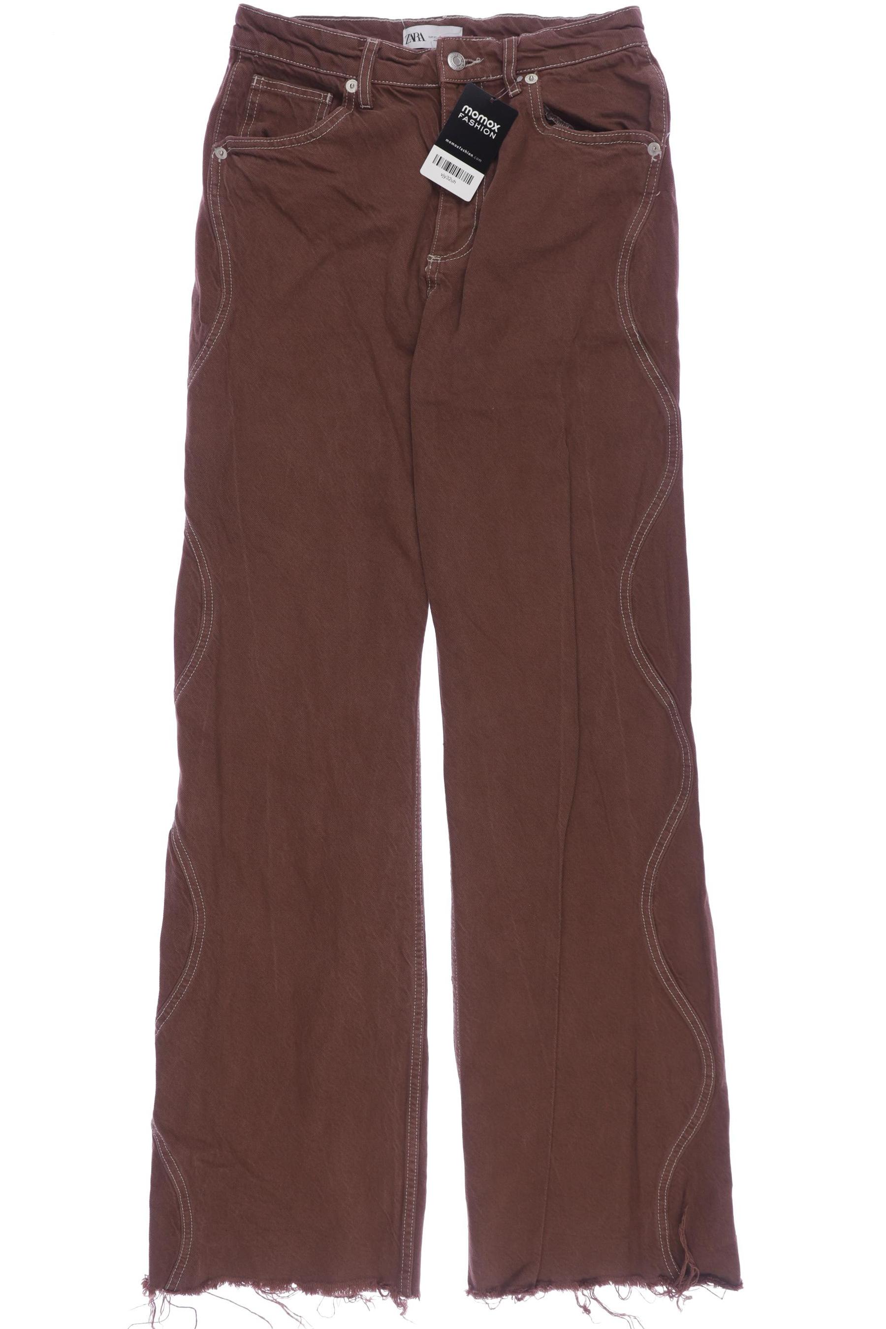 

Zara Damen Jeans, braun, Gr. 38