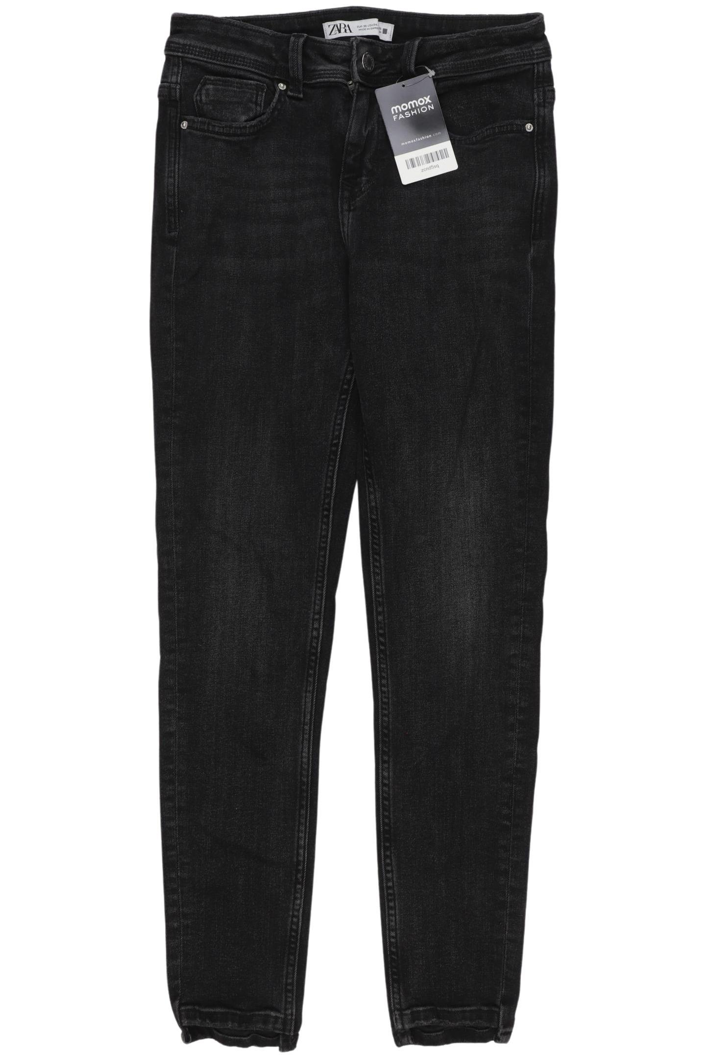 

Zara Damen Jeans, schwarz, Gr. 36