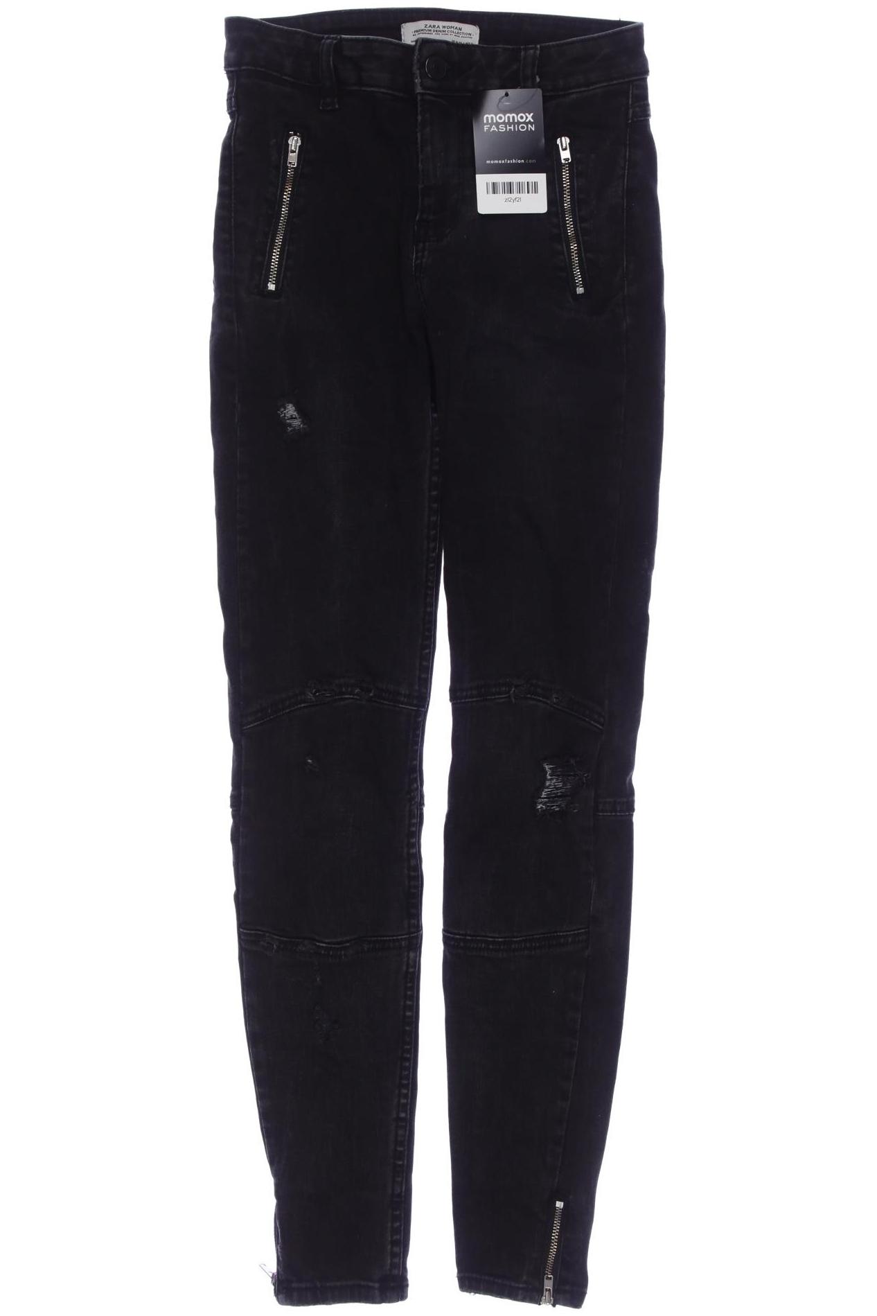 

Zara Damen Jeans, schwarz, Gr. 34