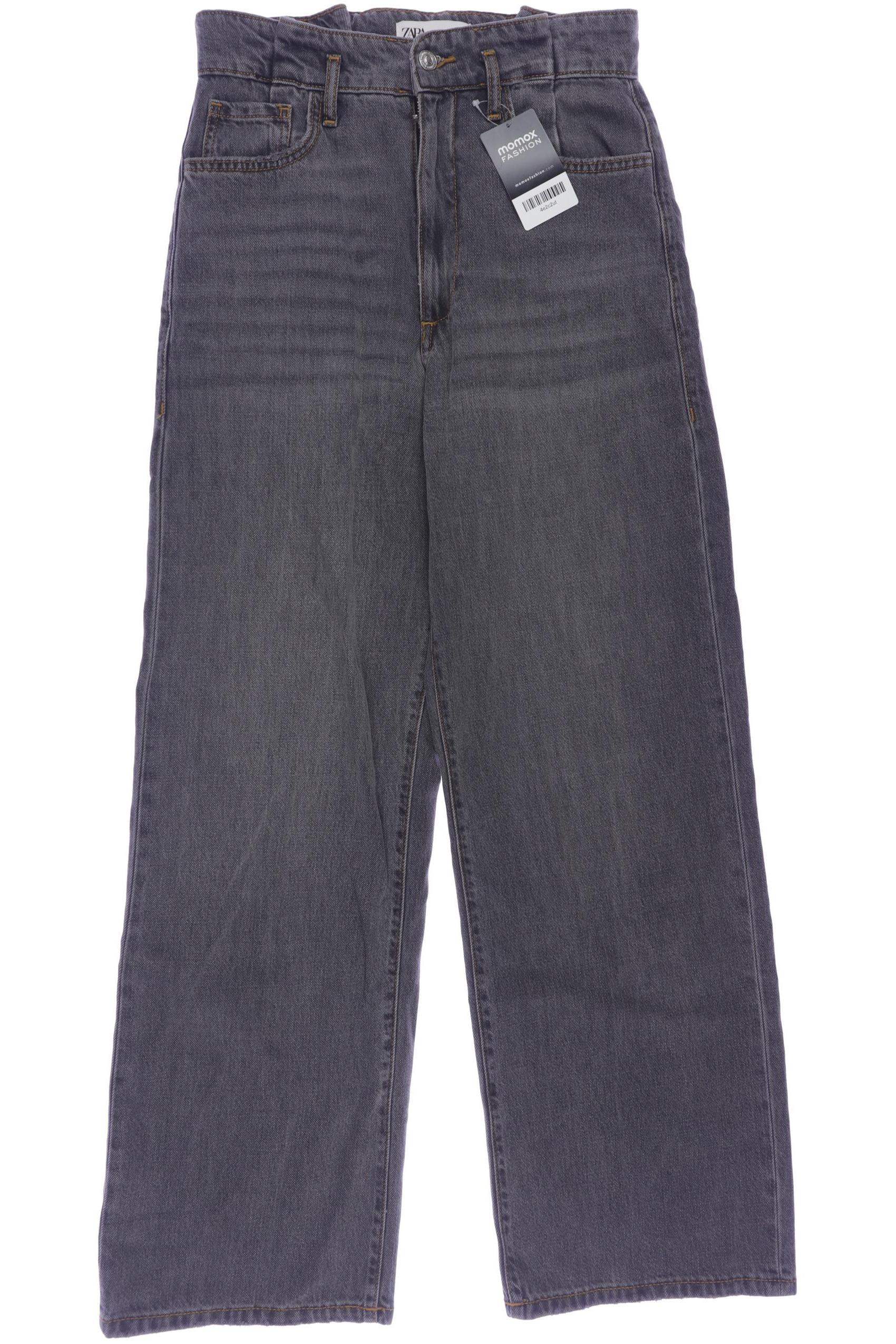 

Zara Damen Jeans, grau, Gr. 34