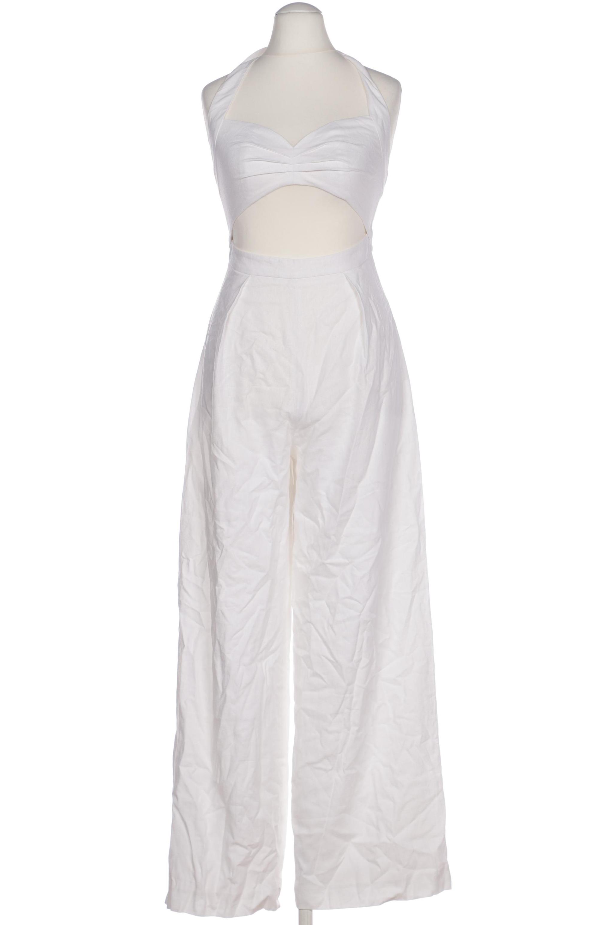 

Zara Damen Jumpsuit/Overall, weiß, Gr. 36