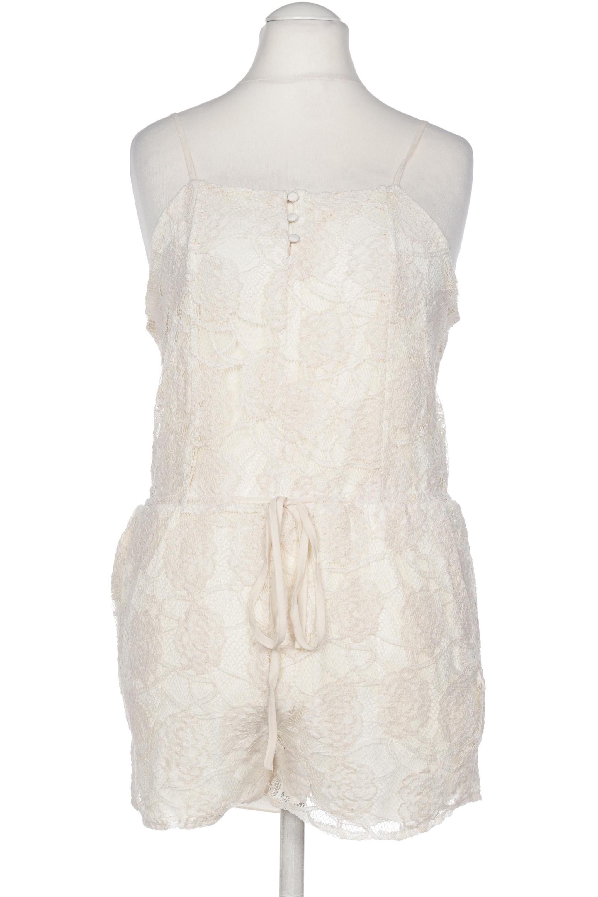 

ZARA Damen Jumpsuit/Overall, cremeweiß