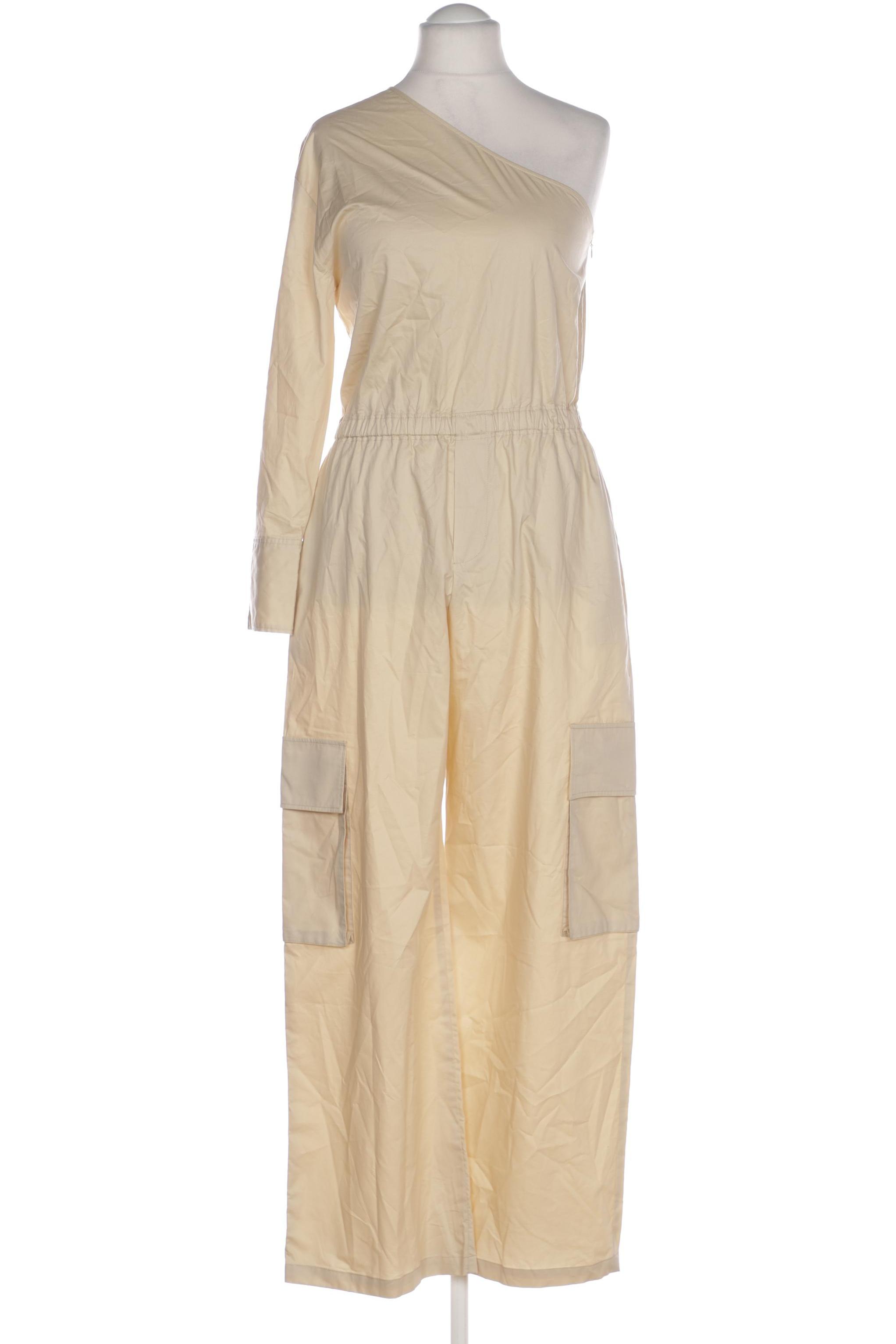 

Zara Damen Jumpsuit/Overall, cremeweiß, Gr. 38