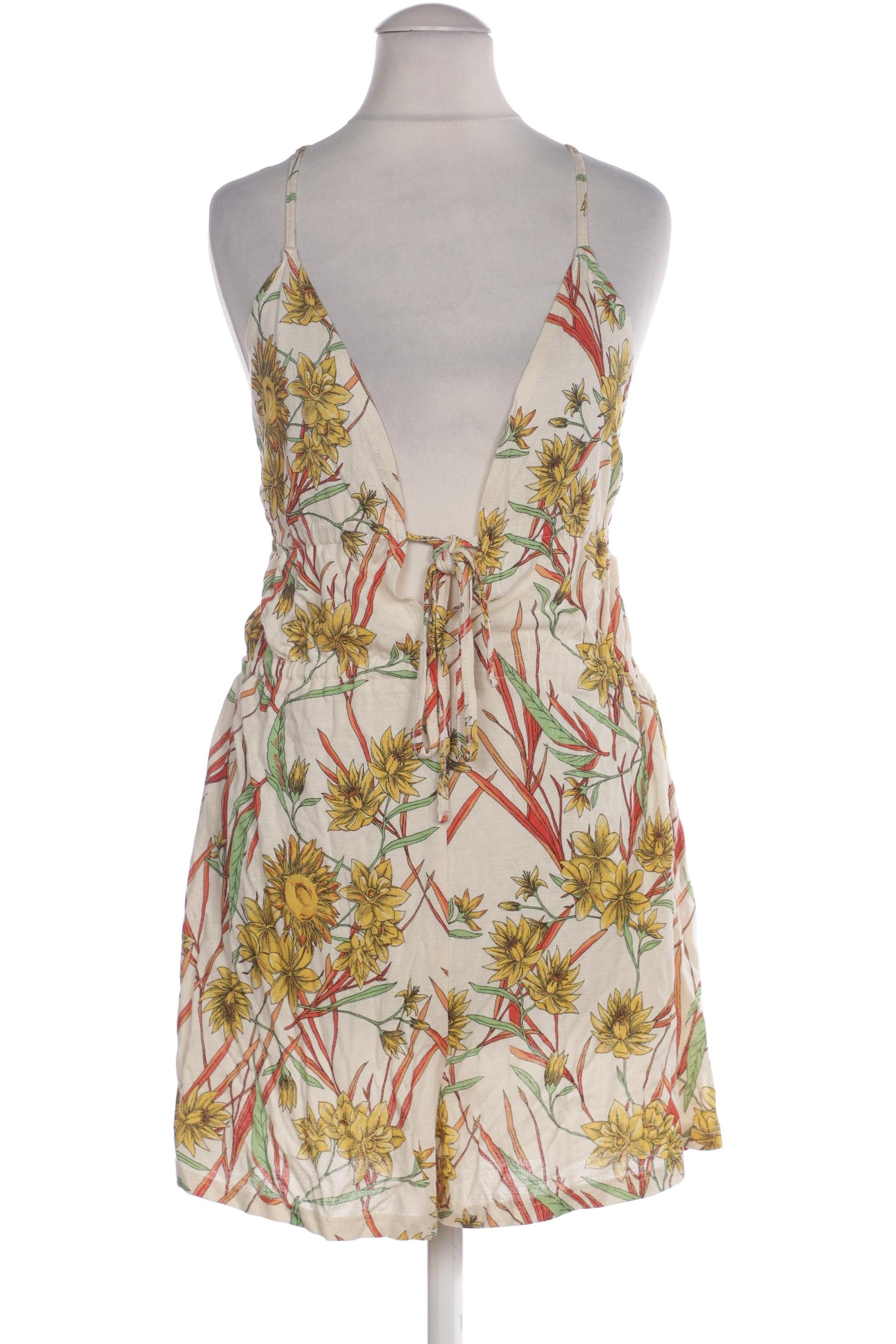 

Zara Damen Jumpsuit/Overall, cremeweiß, Gr. 36