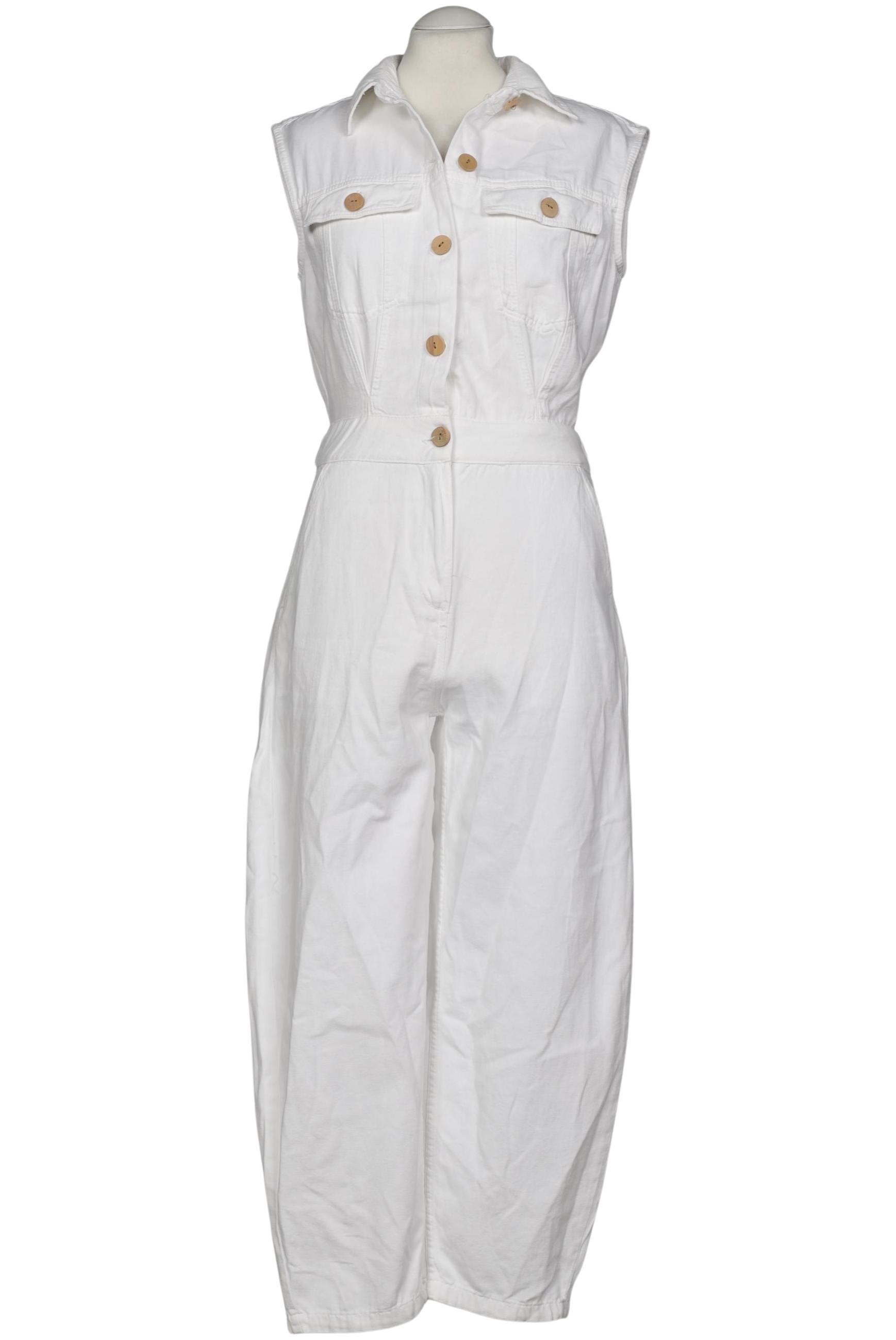 

Zara Damen Jumpsuit/Overall, weiß, Gr. 38