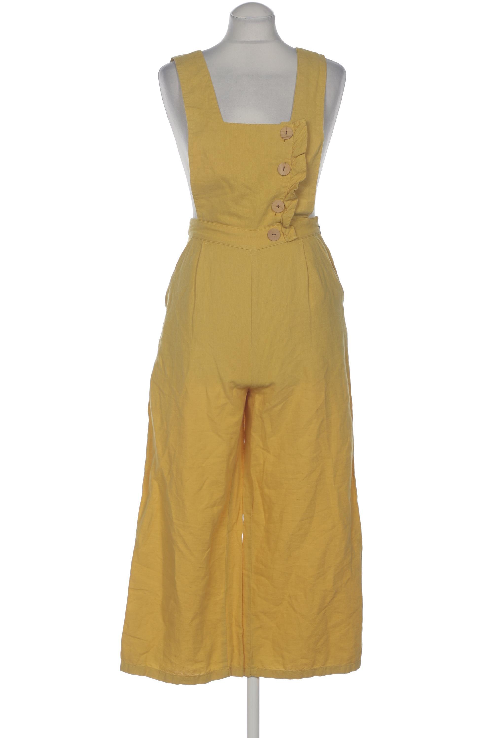 

Zara Damen Jumpsuit/Overall, gelb, Gr. 34