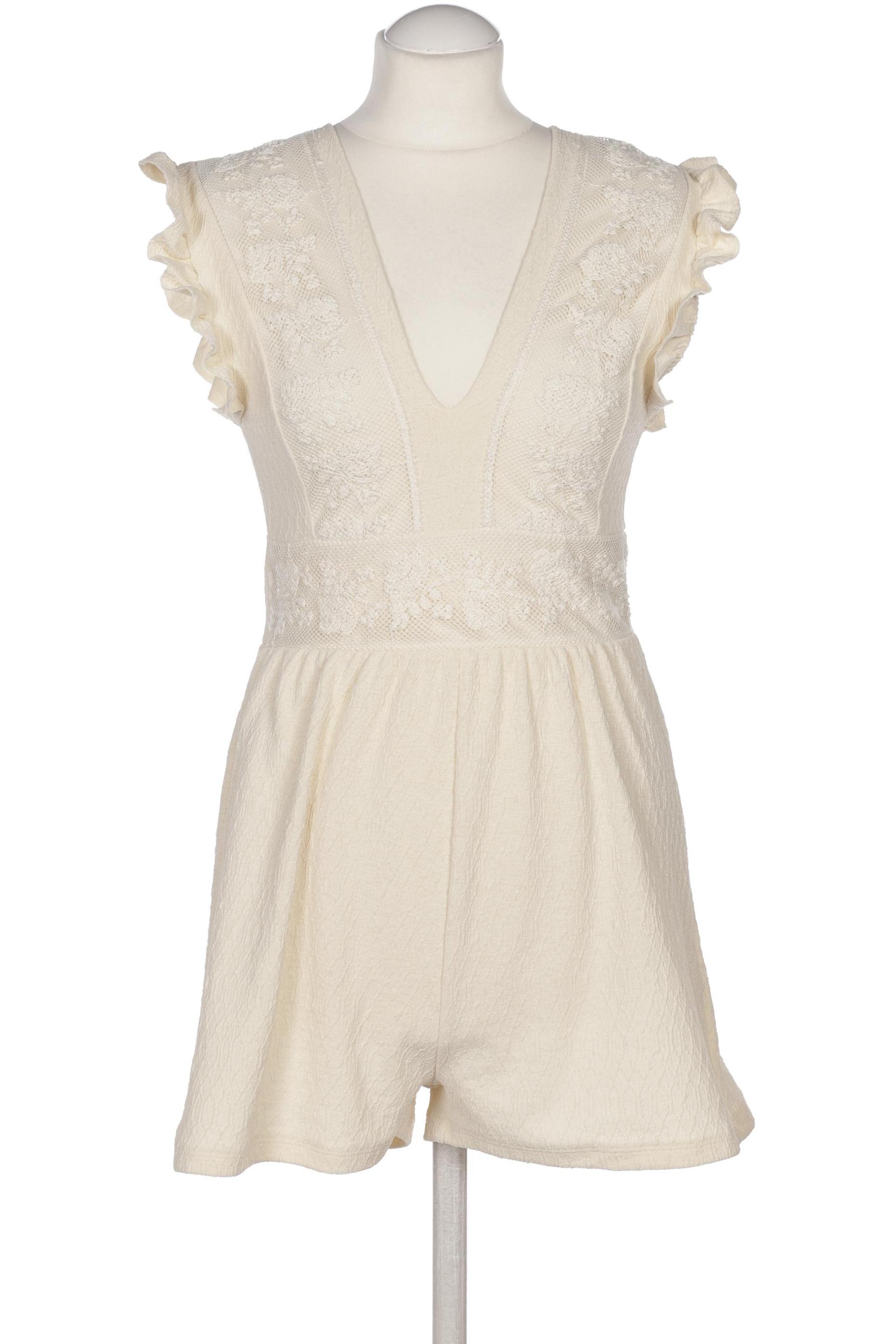 

ZARA Damen Jumpsuit/Overall, cremeweiß