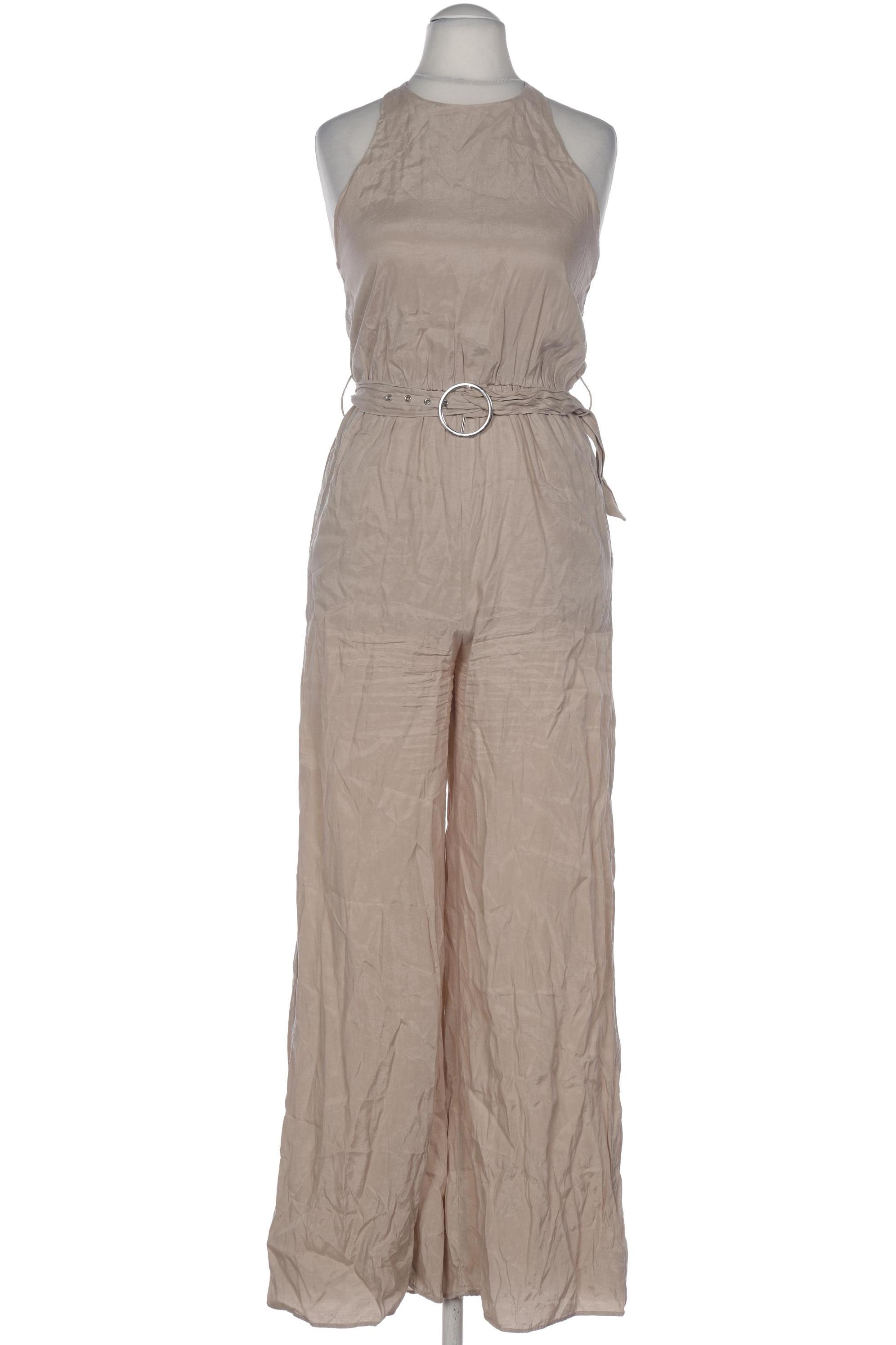 

Zara Damen Jumpsuit/Overall, cremeweiß, Gr. 36