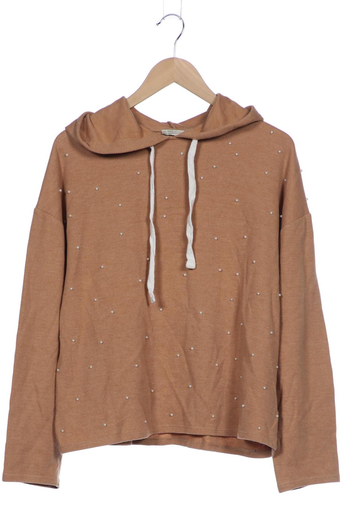 

Zara Damen Kapuzenpullover, beige, Gr. 38