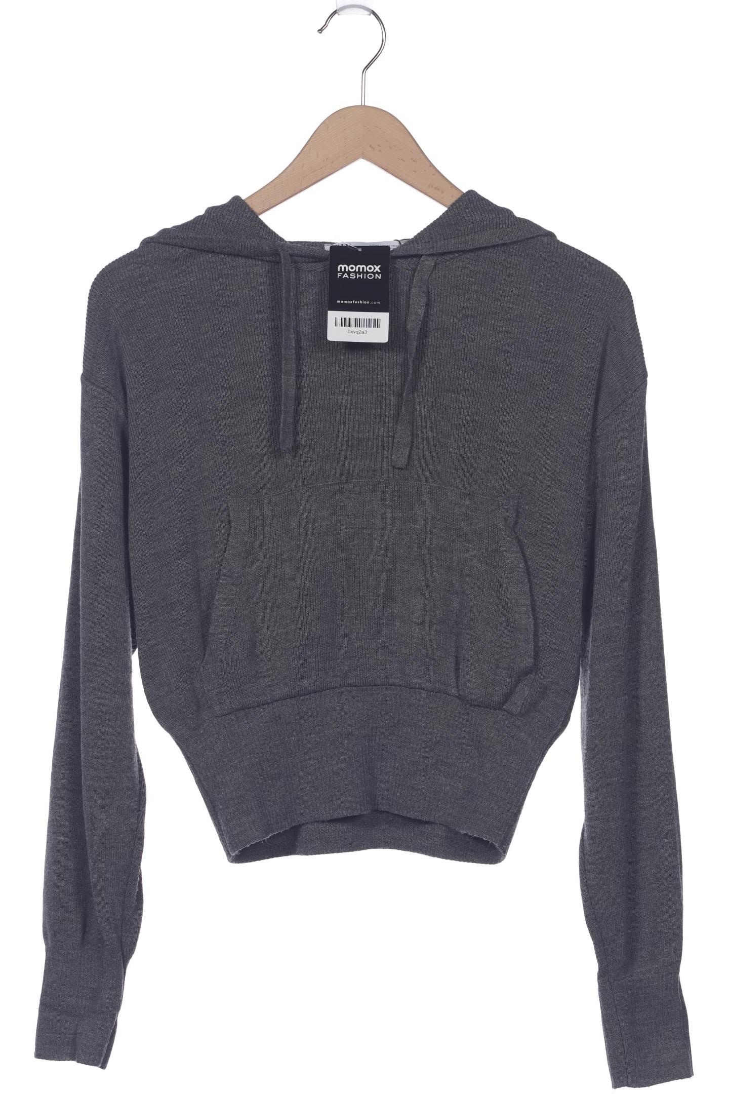 

ZARA Damen Kapuzenpullover, grau