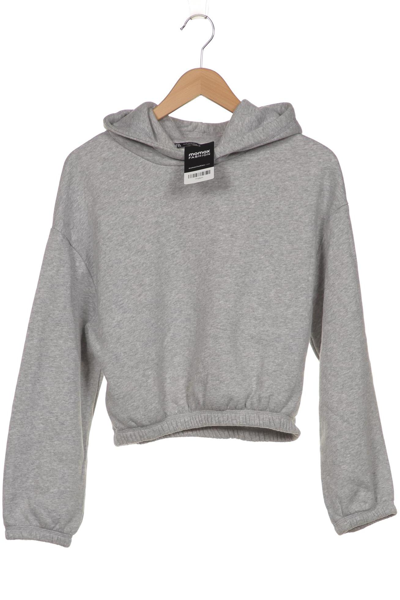 

ZARA Damen Kapuzenpullover, grau