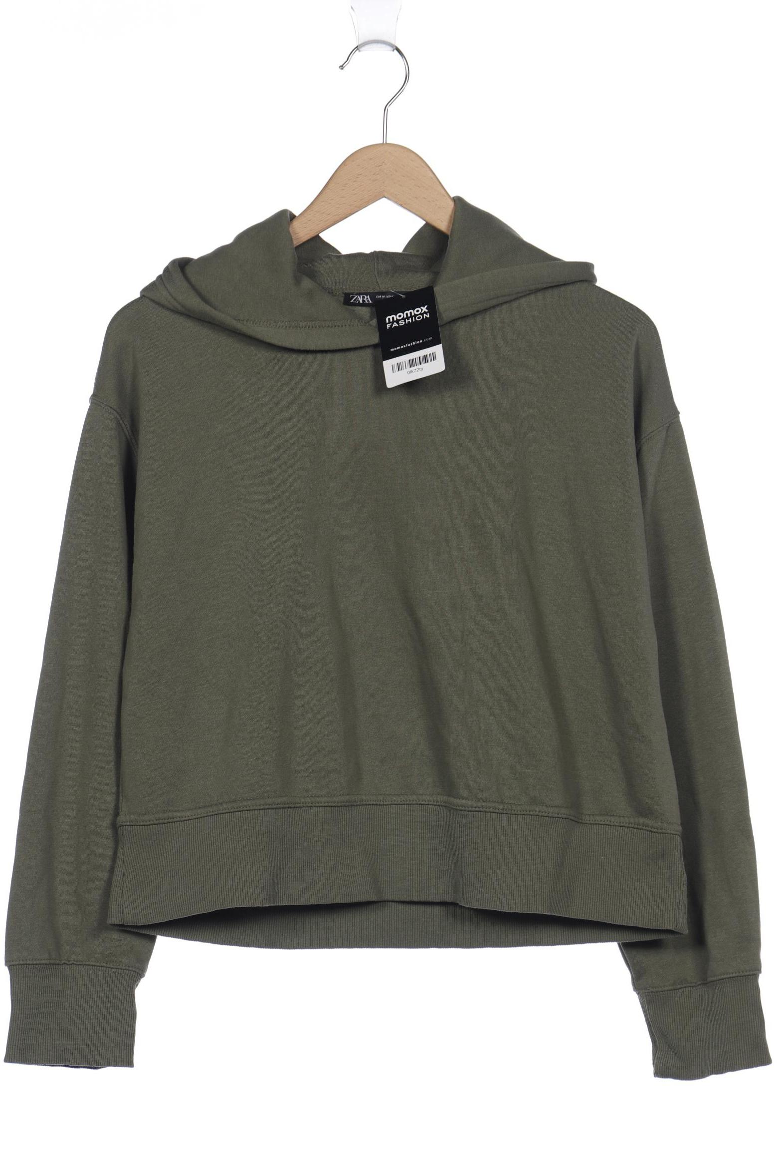 

ZARA Damen Kapuzenpullover, grün