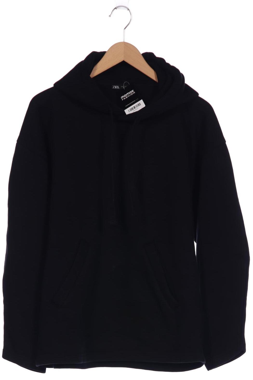 

ZARA Damen Kapuzenpullover, schwarz