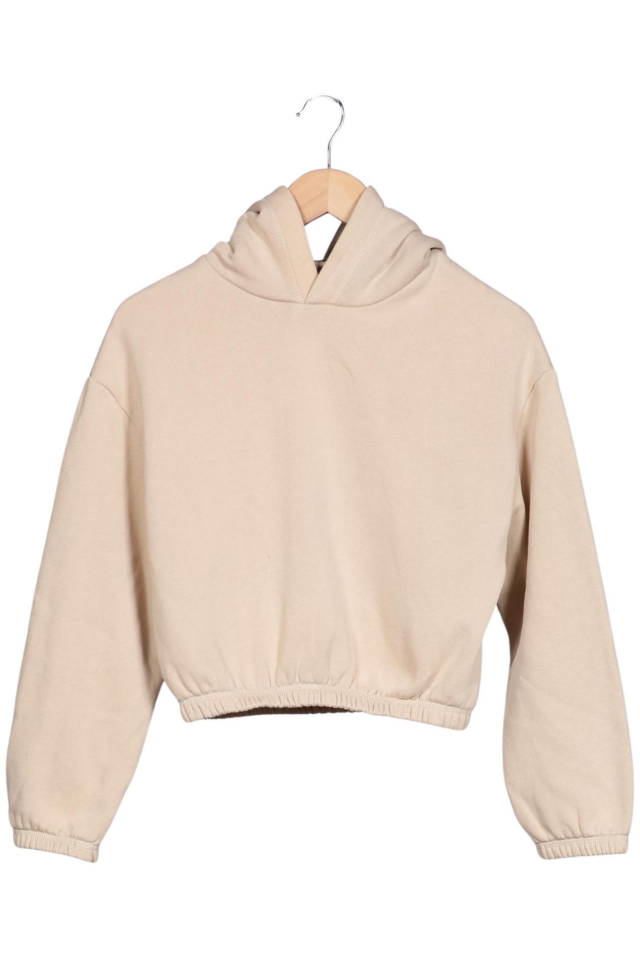 

Zara Damen Kapuzenpullover, beige, Gr. 36
