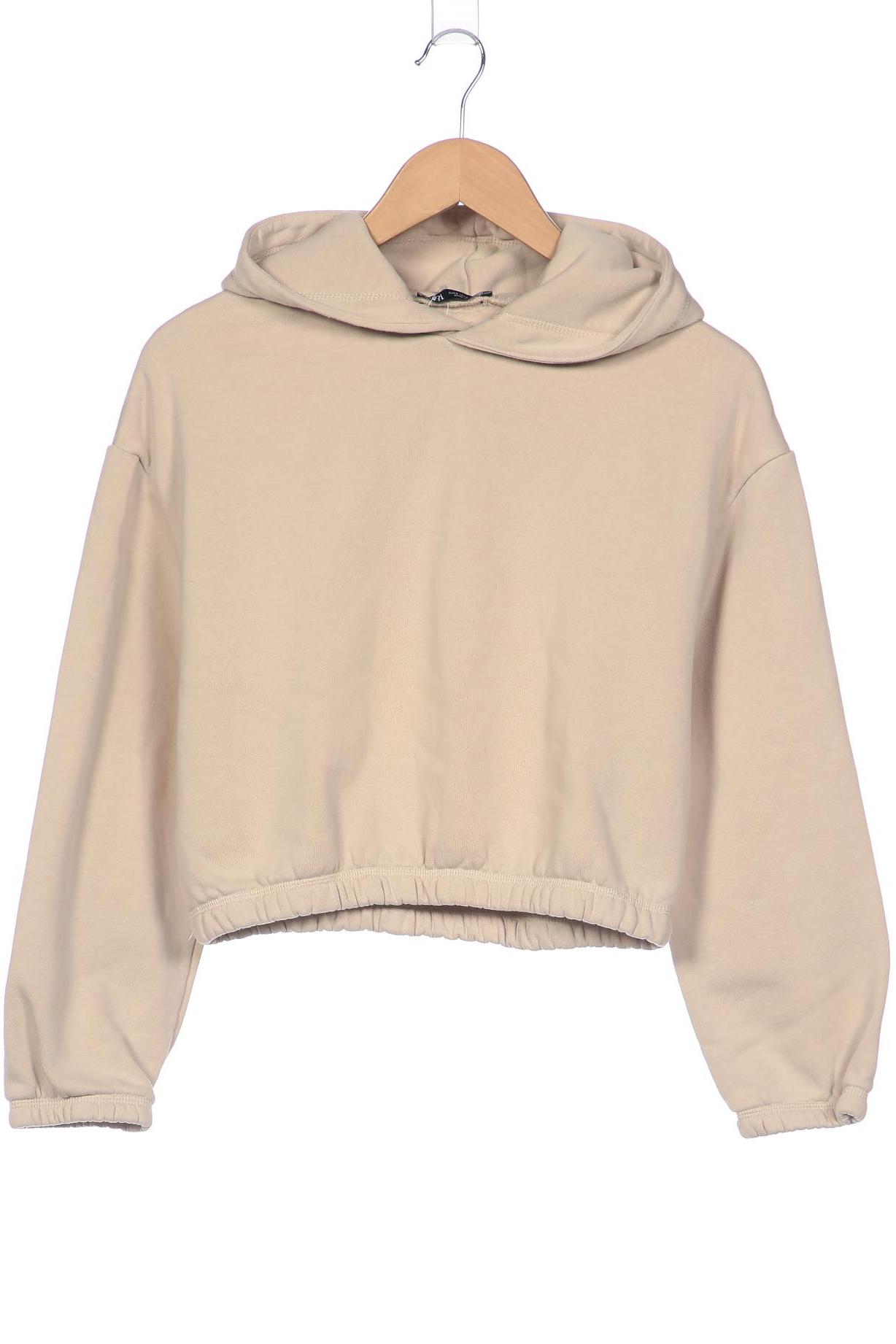 

Zara Damen Kapuzenpullover, beige, Gr. 36