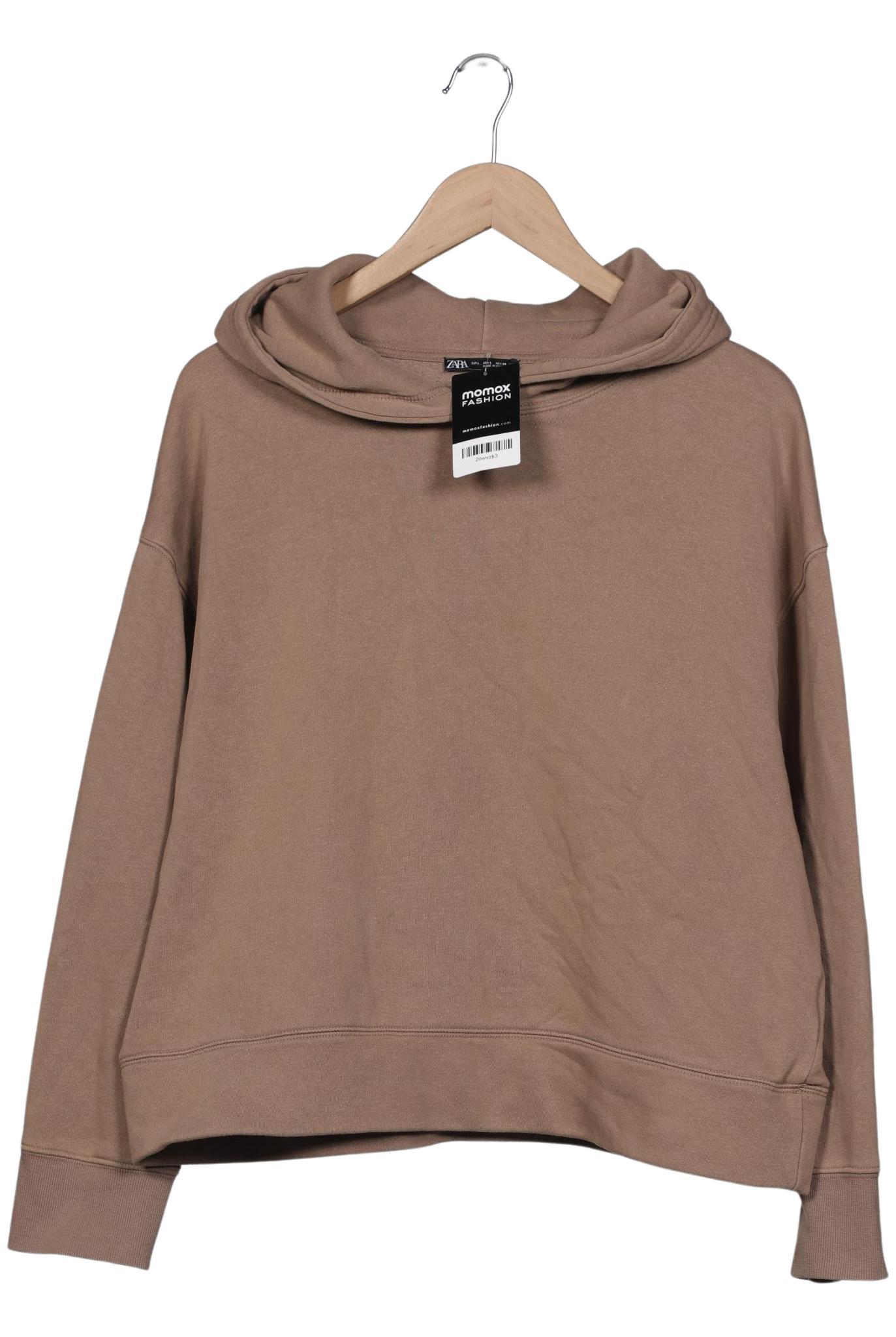 

Zara Damen Kapuzenpullover, beige, Gr. 42