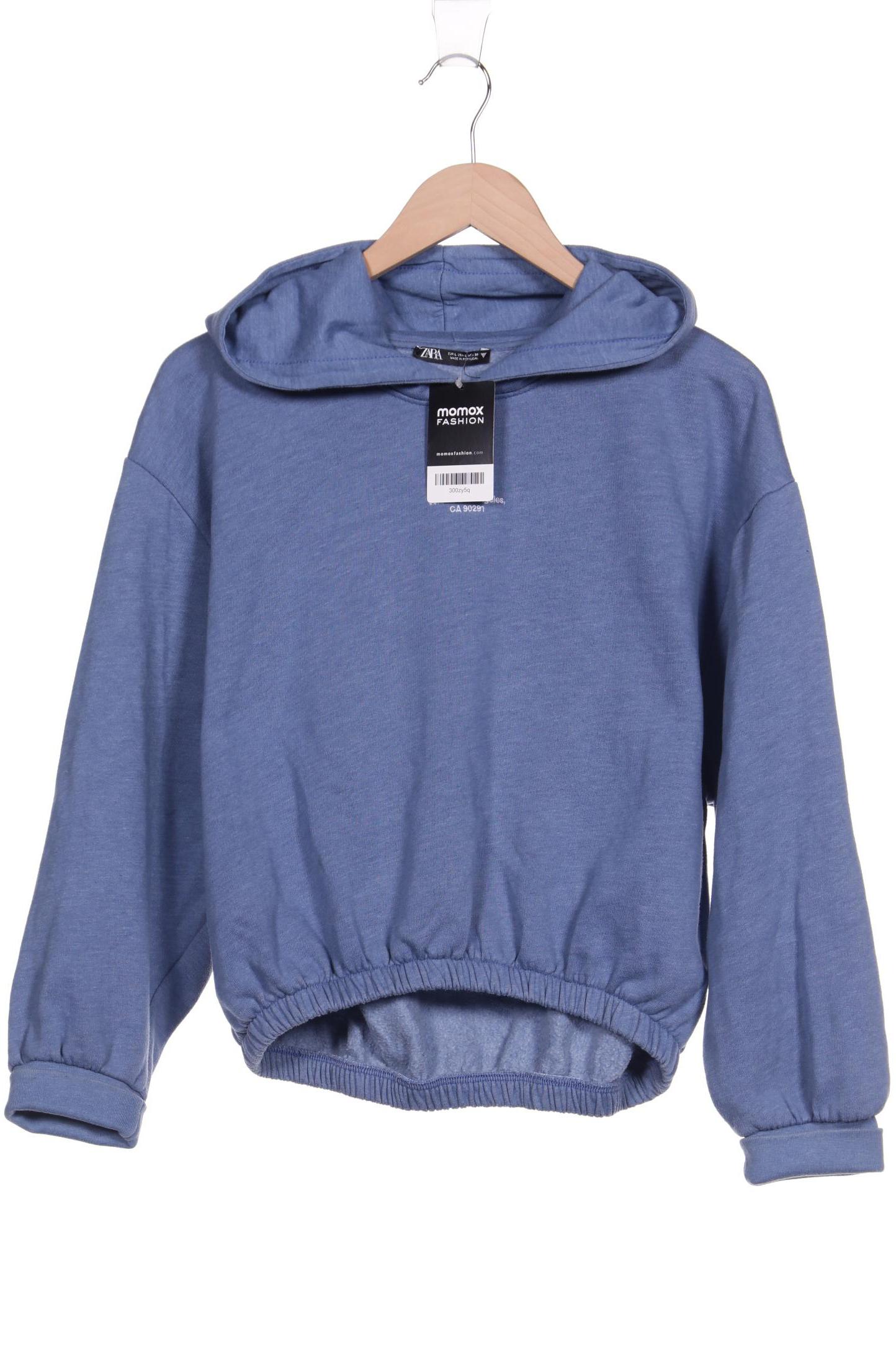 

ZARA Damen Kapuzenpullover, blau