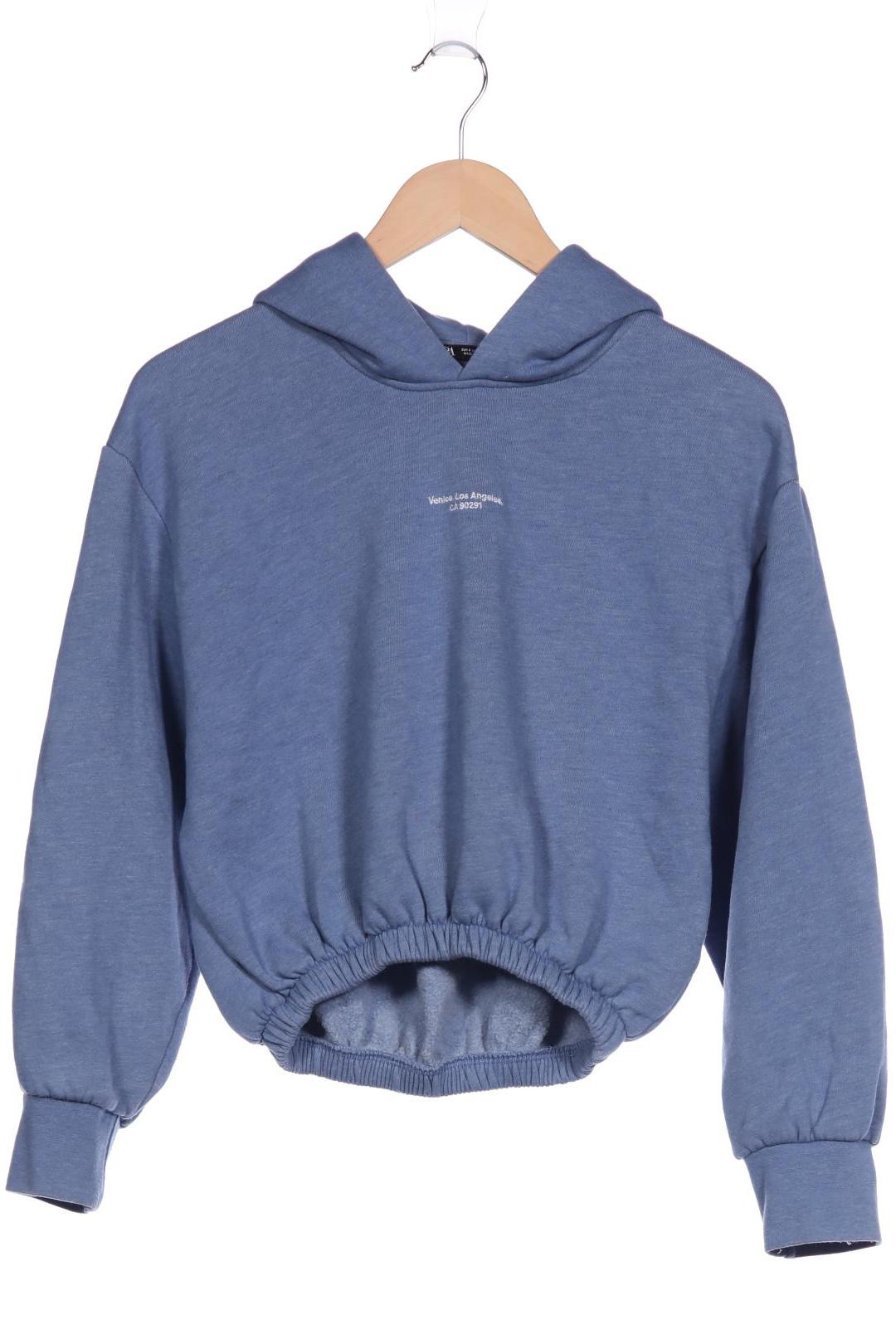 

ZARA Damen Kapuzenpullover, blau