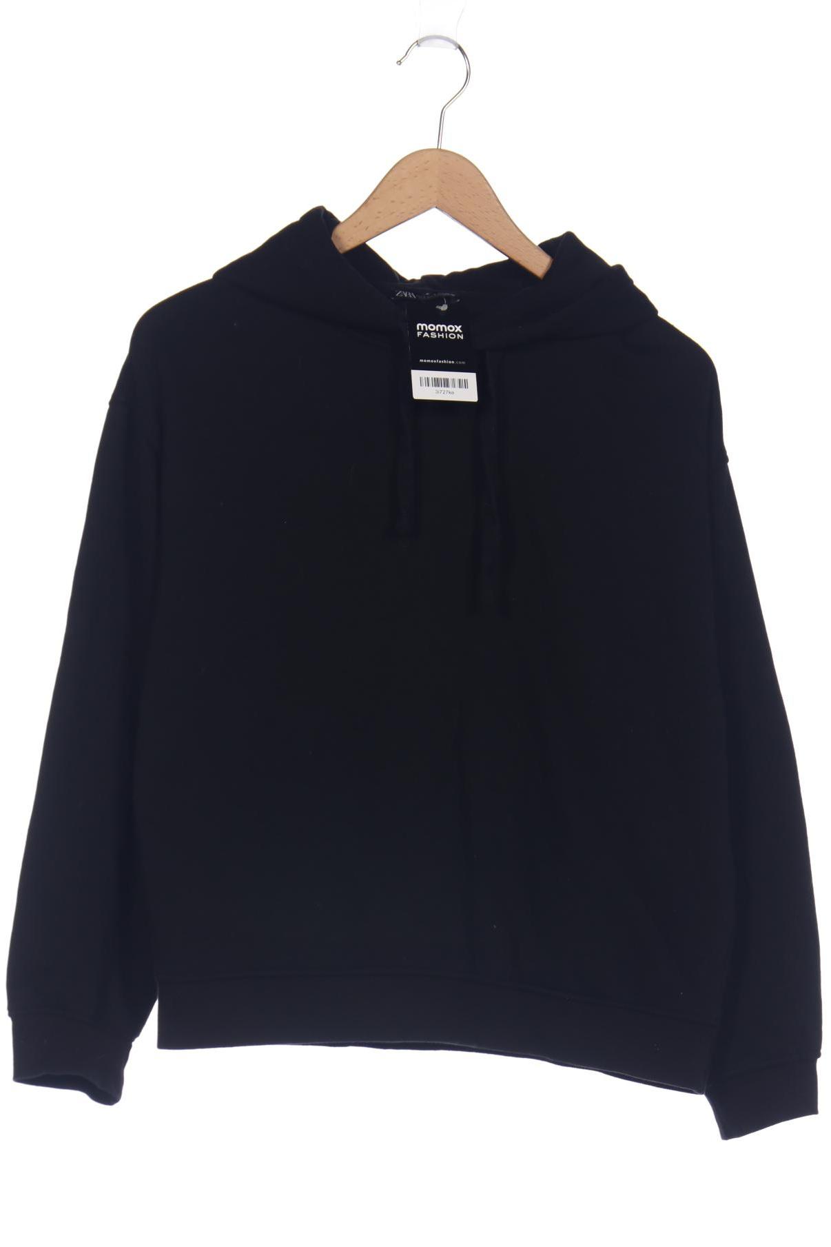 

ZARA Damen Kapuzenpullover, schwarz