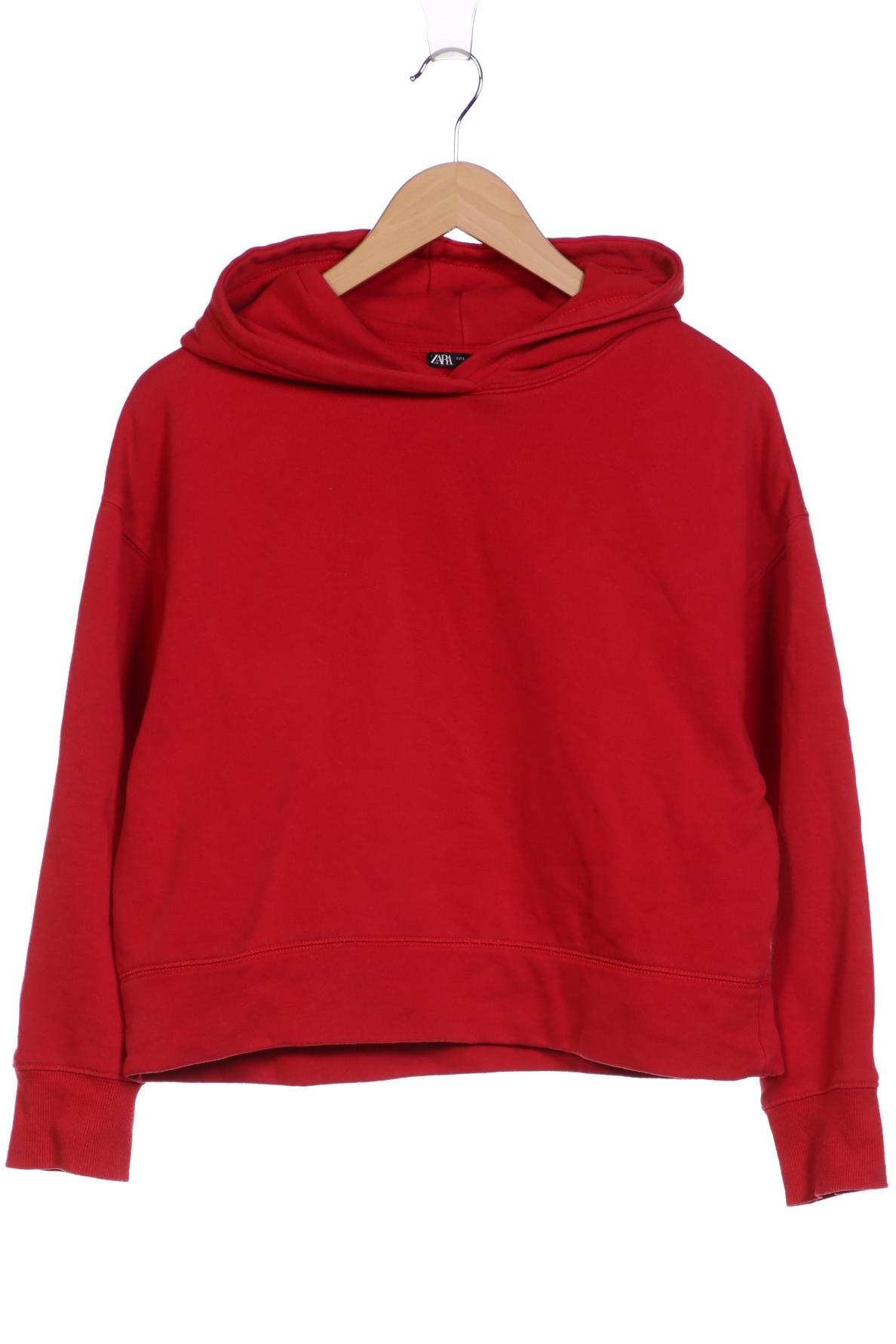 

Zara Damen Kapuzenpullover, rot, Gr. 36