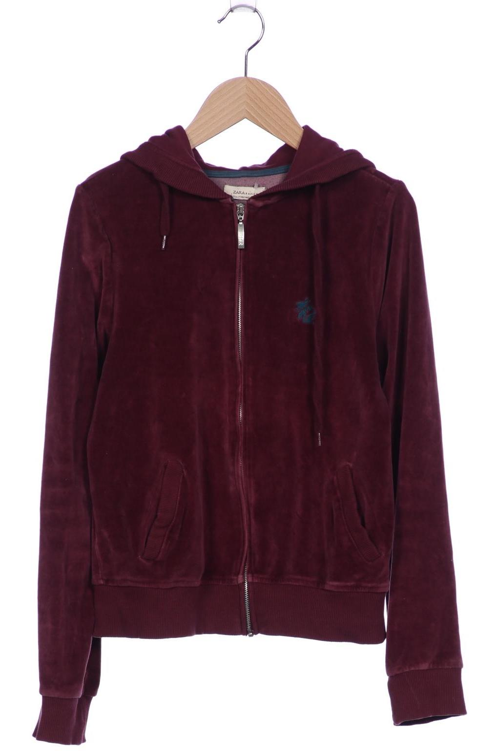 

Zara Damen Kapuzenpullover, bordeaux, Gr. 38