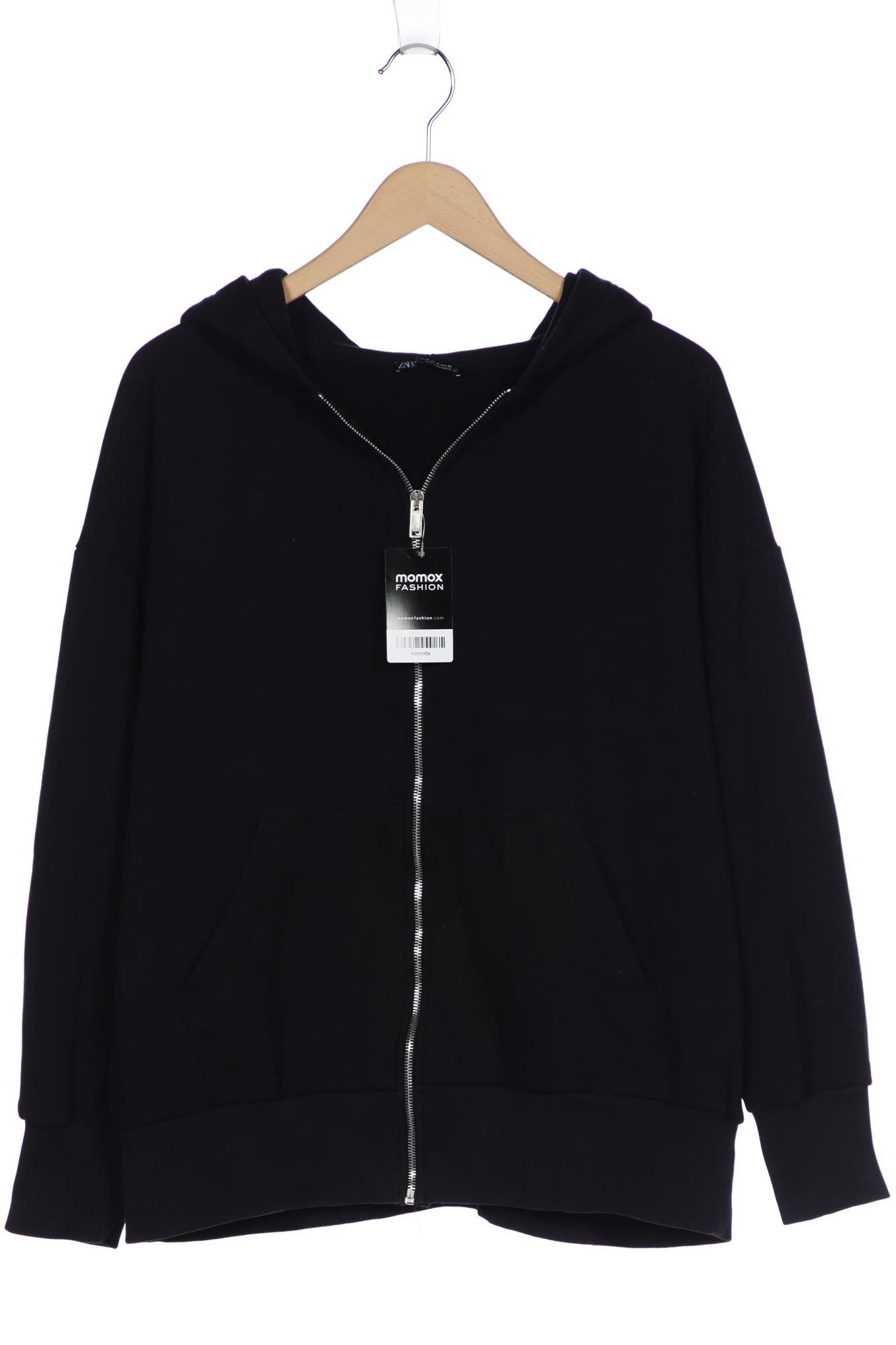 

ZARA Damen Kapuzenpullover, schwarz