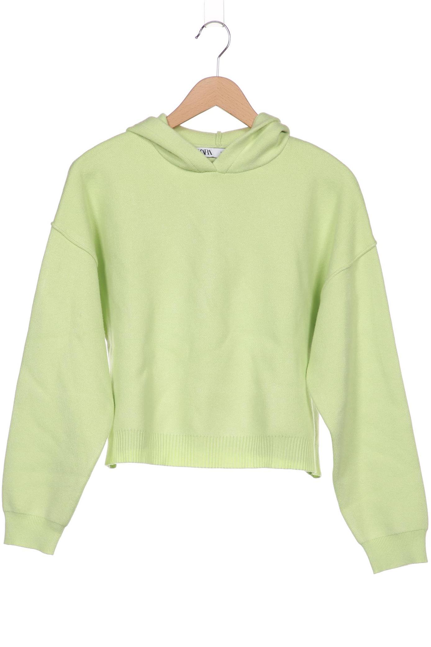 

ZARA Damen Kapuzenpullover, hellgrün