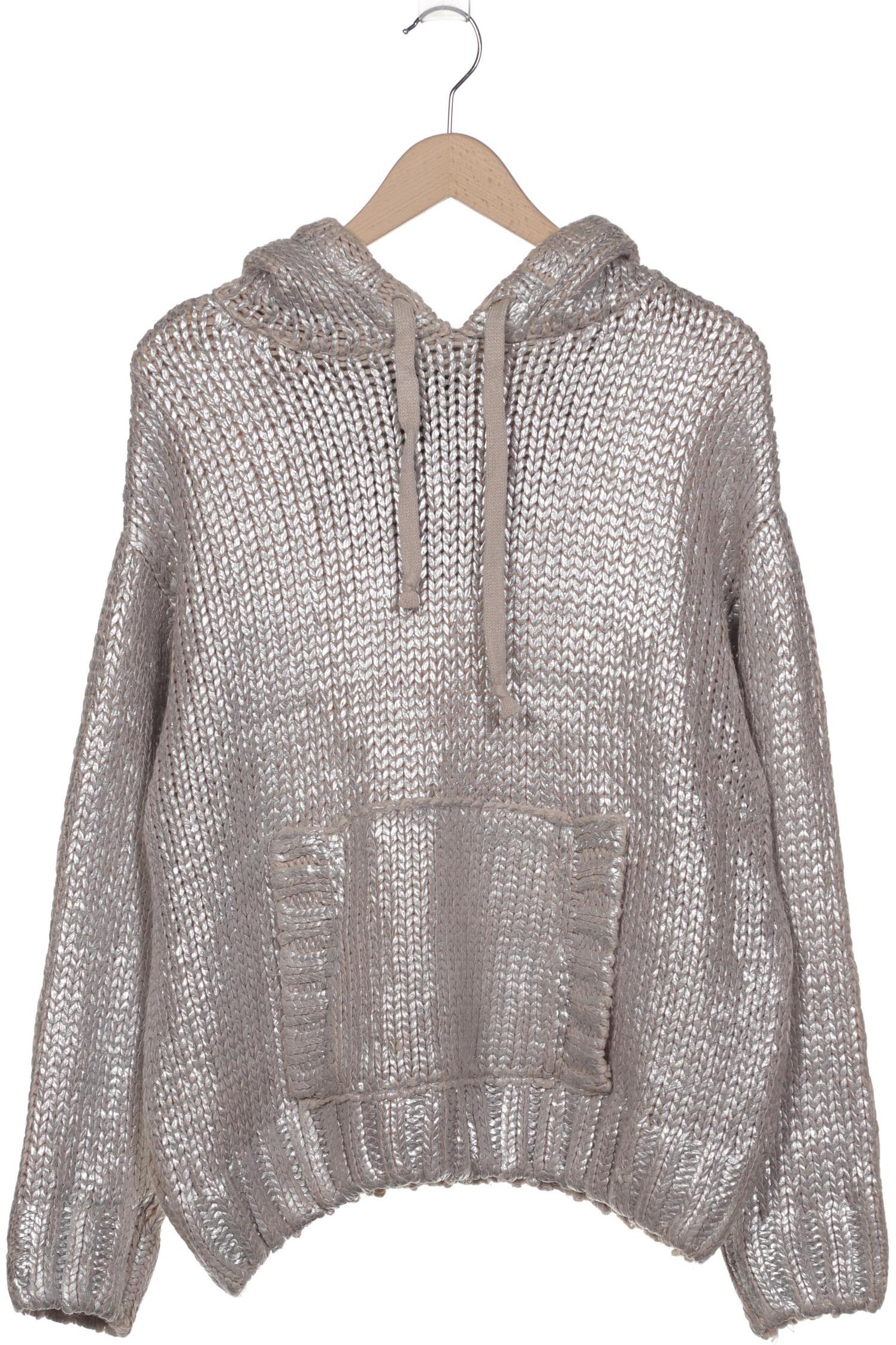 

Zara Damen Kapuzenpullover, silber, Gr. 42