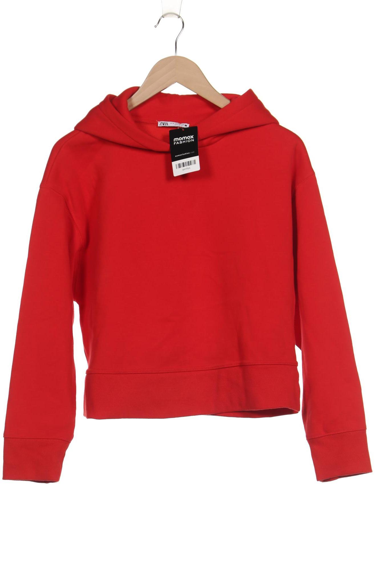 

Zara Damen Kapuzenpullover, rot, Gr. 38