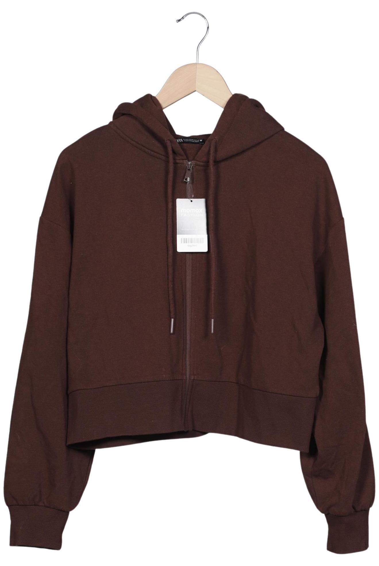 

Zara Damen Kapuzenpullover, braun, Gr. 38