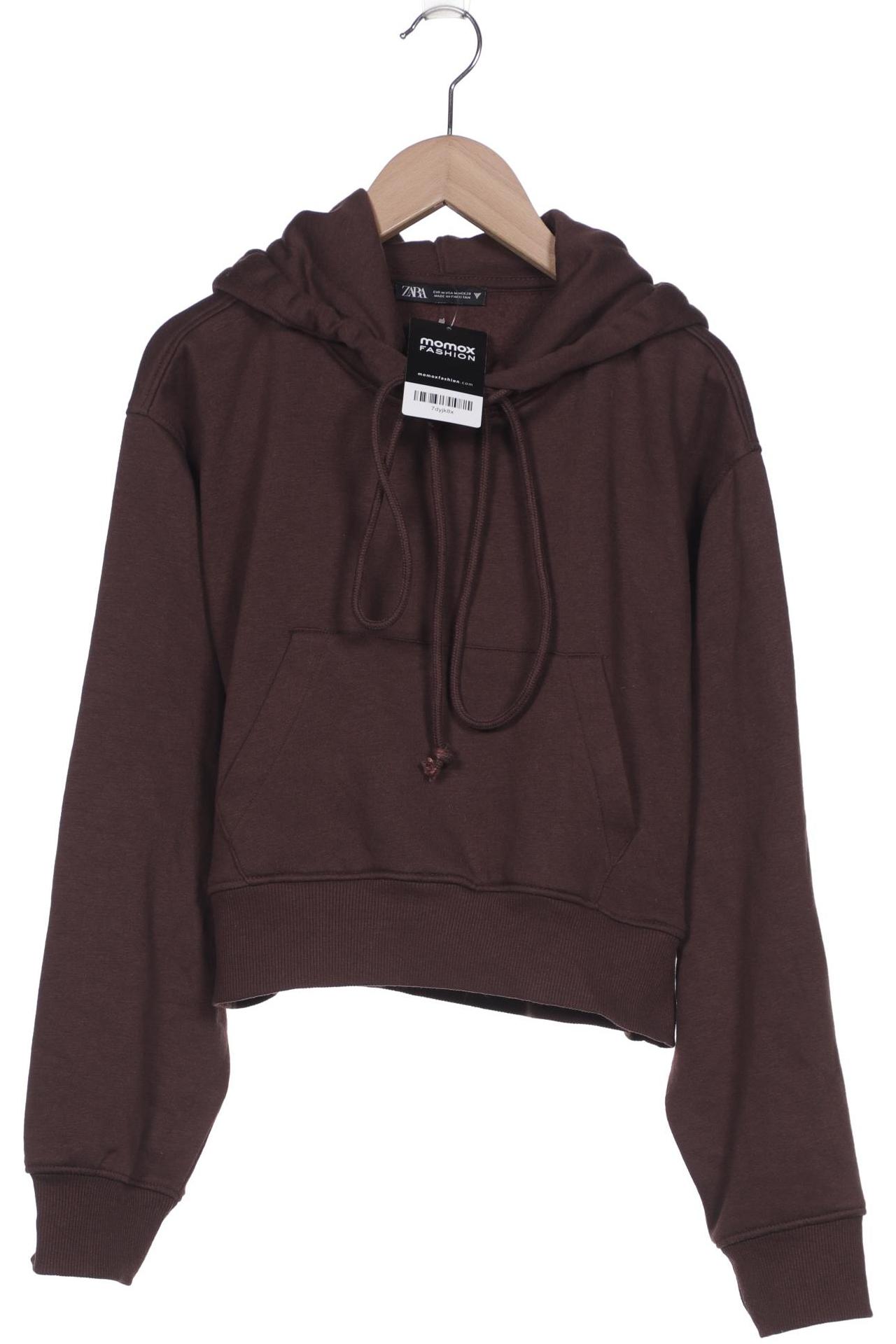 

ZARA Damen Kapuzenpullover, braun