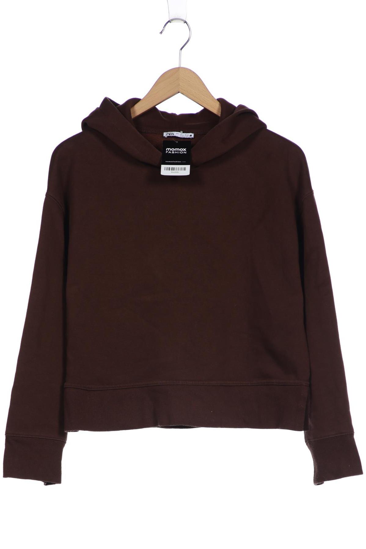 

ZARA Damen Kapuzenpullover, braun