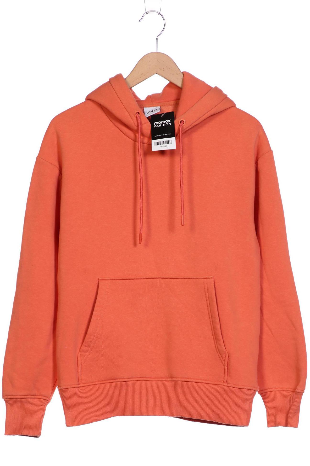 

Zara Damen Kapuzenpullover, orange, Gr. 36