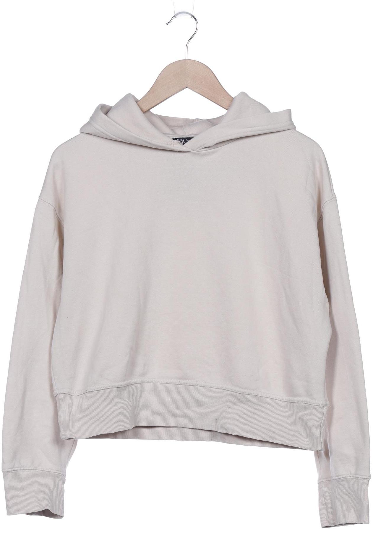 

Zara Damen Kapuzenpullover, beige, Gr. 36