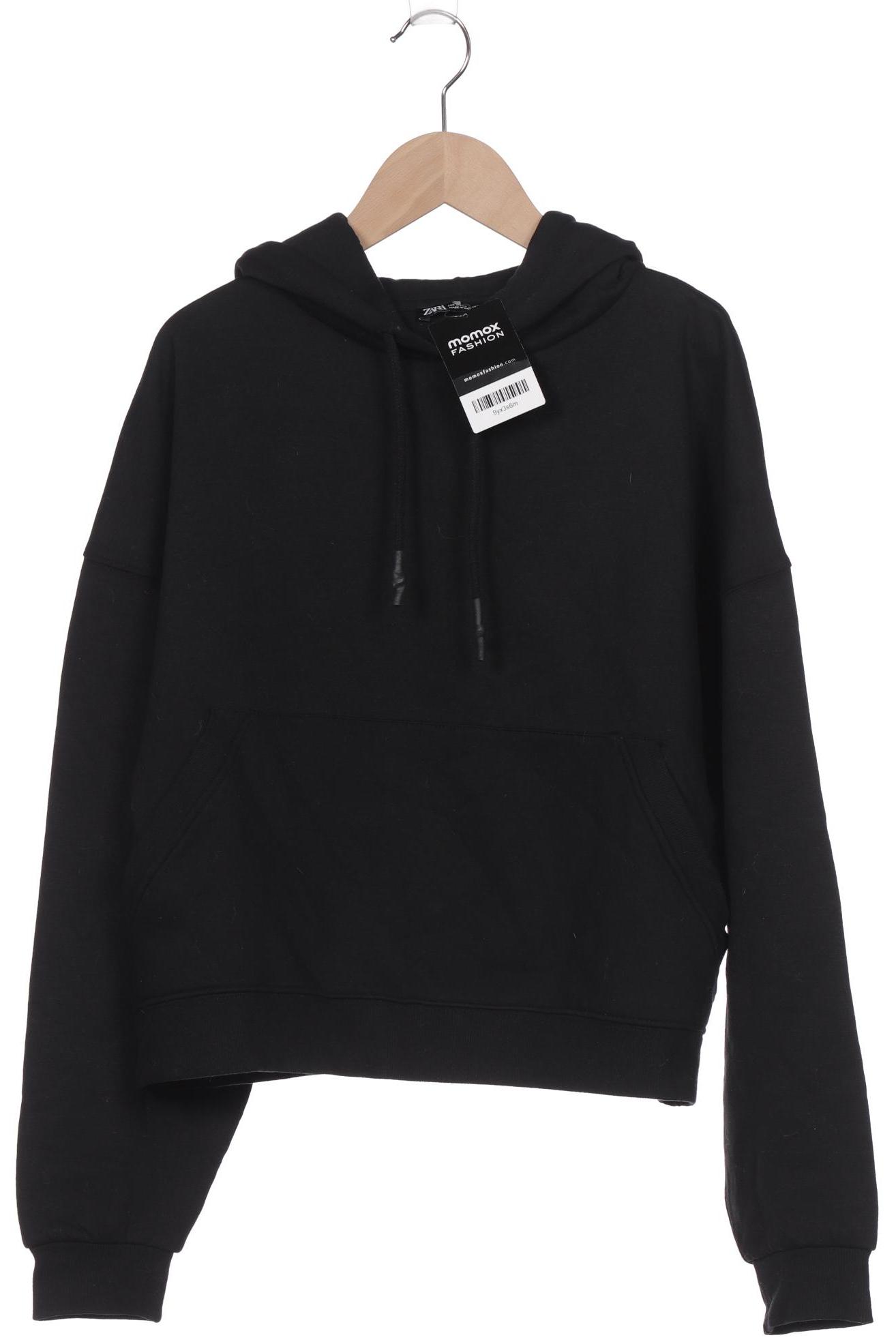 

ZARA Damen Kapuzenpullover, schwarz