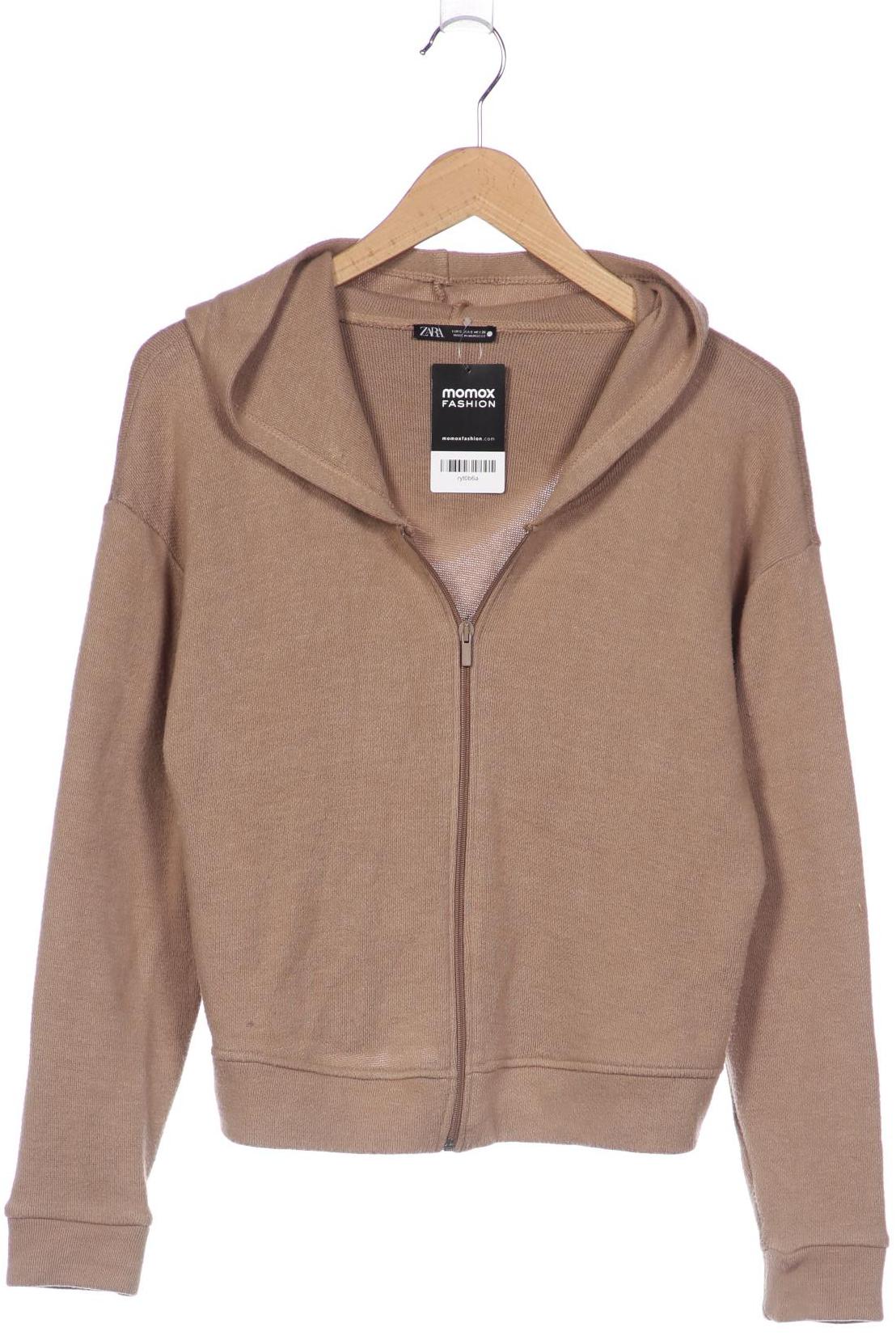 

Zara Damen Kapuzenpullover, braun, Gr. 36