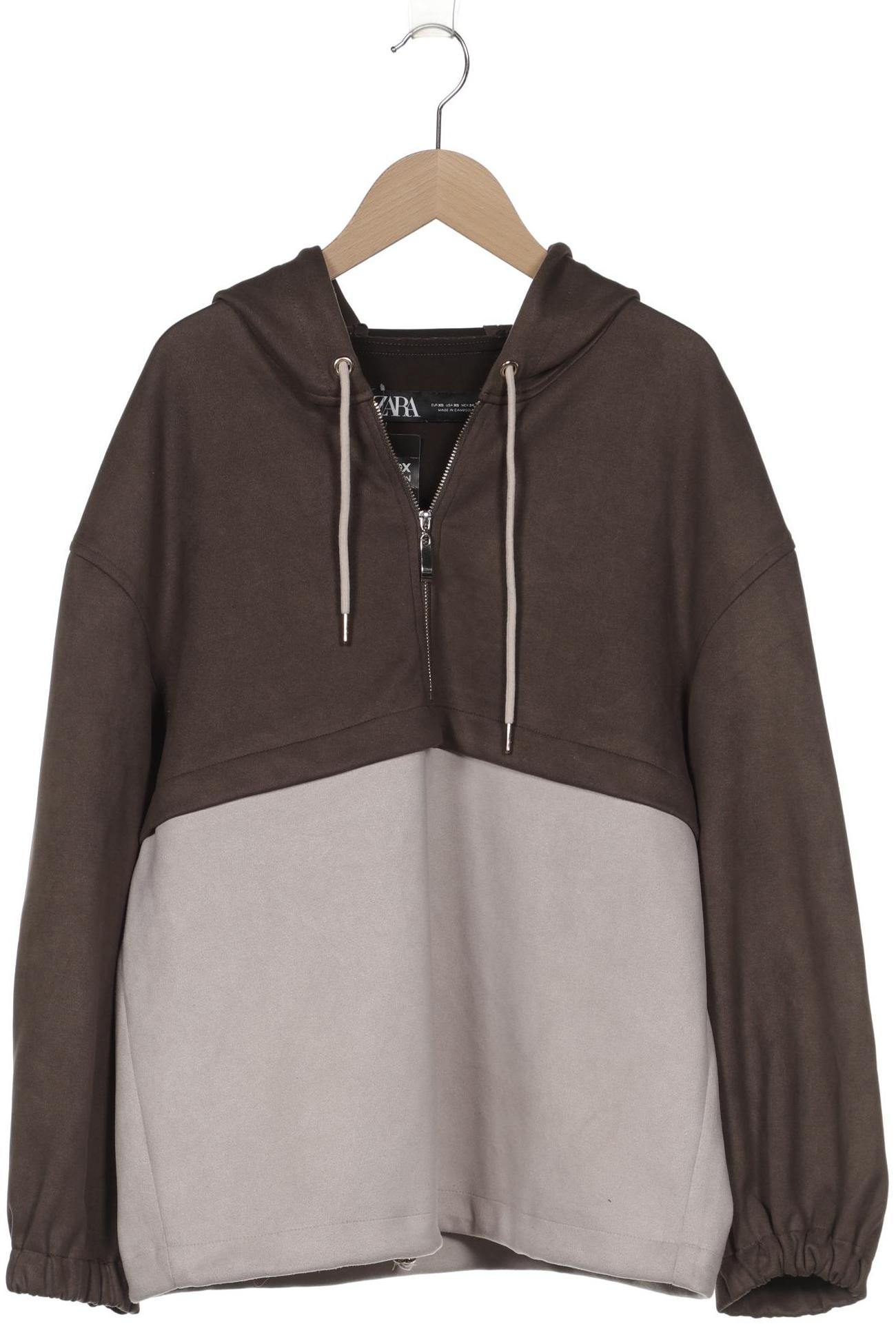 

Zara Damen Kapuzenpullover, braun, Gr. 34