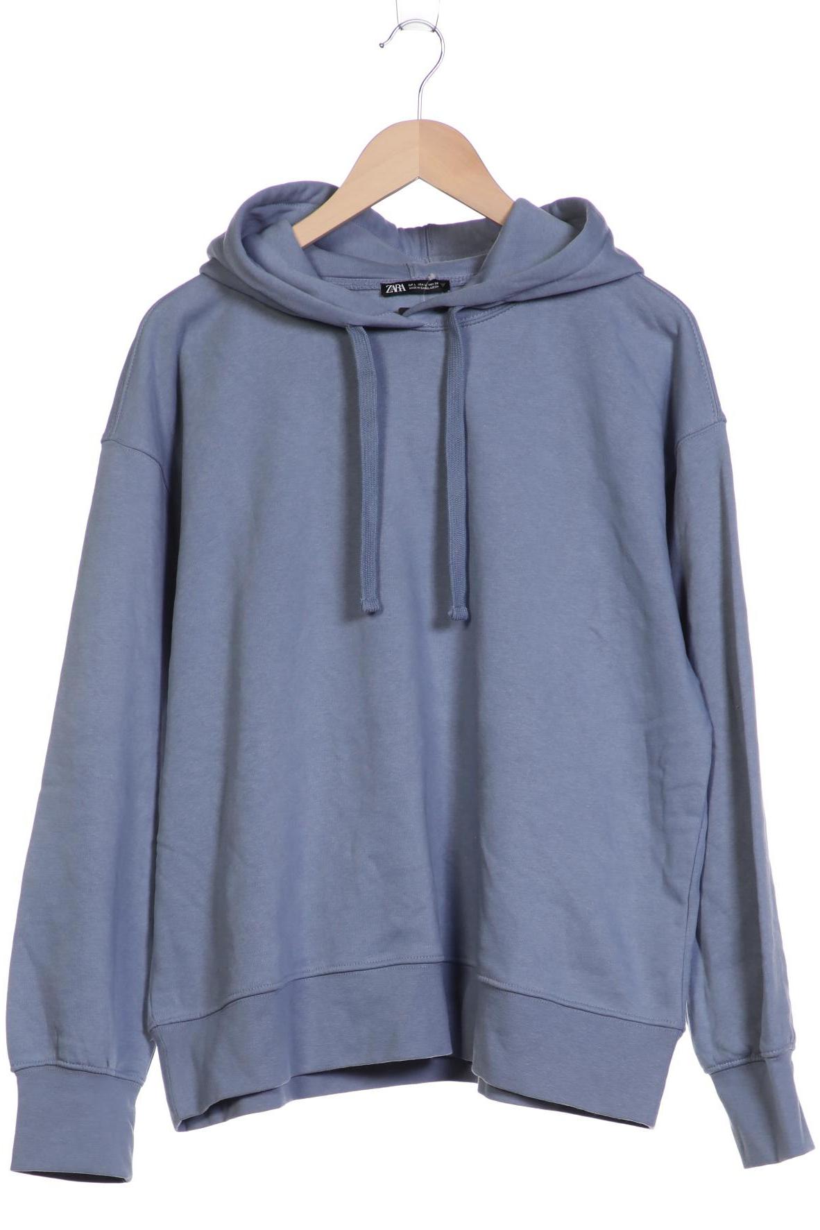 

ZARA Damen Kapuzenpullover, blau